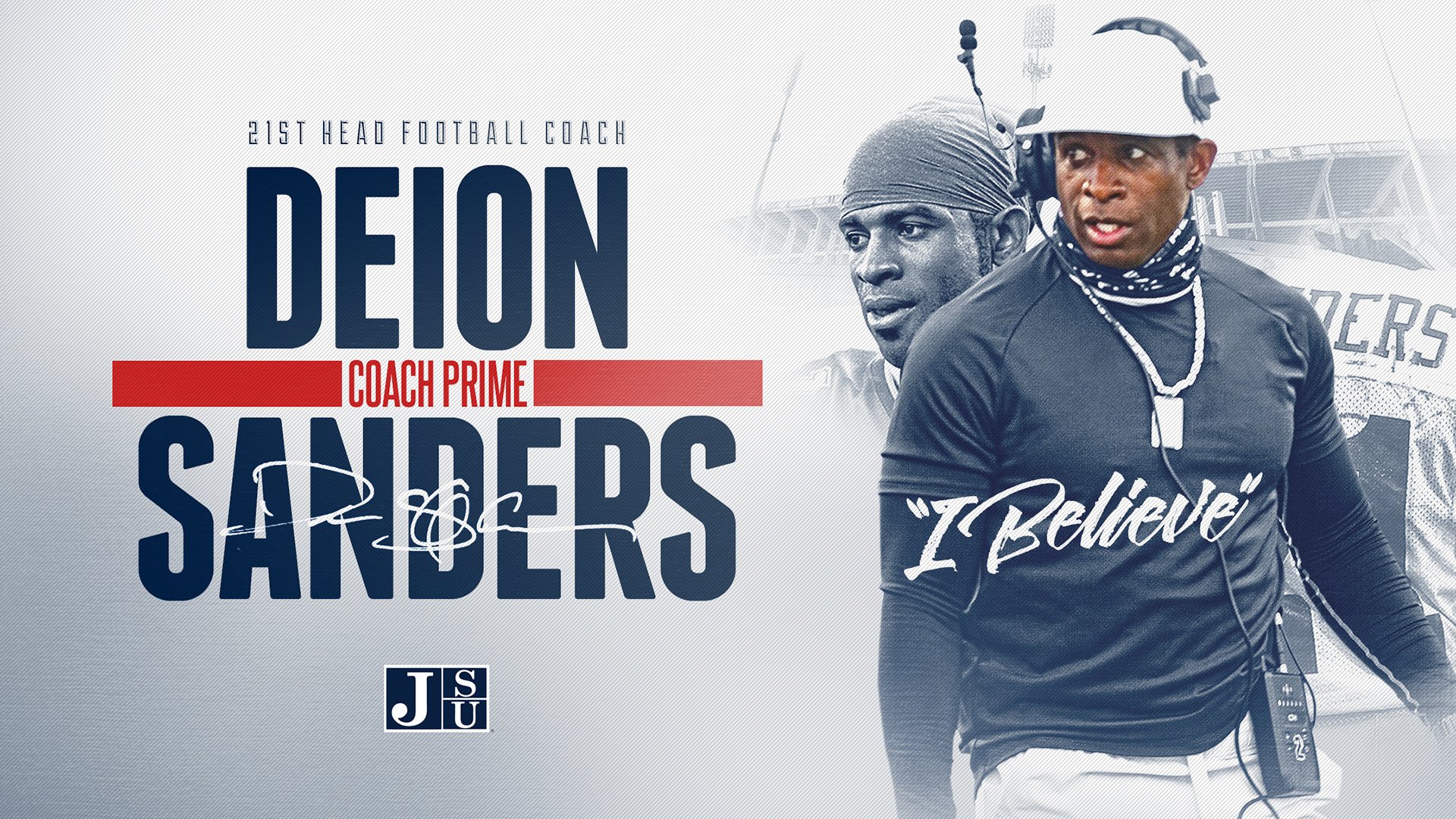 Jackson State Athletics Sanders officially named the 21st head football coach at Jackson State University #CoachPrime Read more ➡️ #IBelieve x #BleedTheeBlue x #ProtectTheeBlock