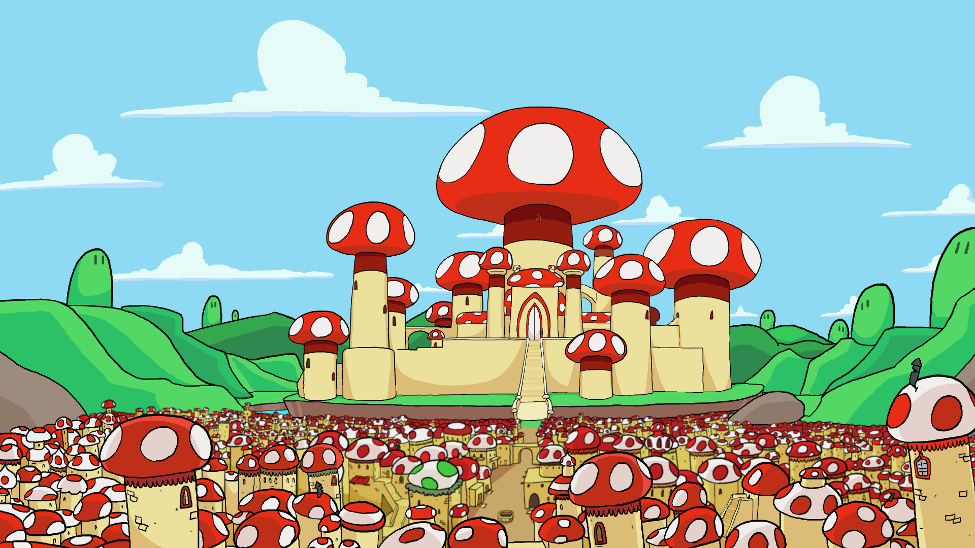 Mushroom Kingdom Wallpapers - Wallpaper Cave