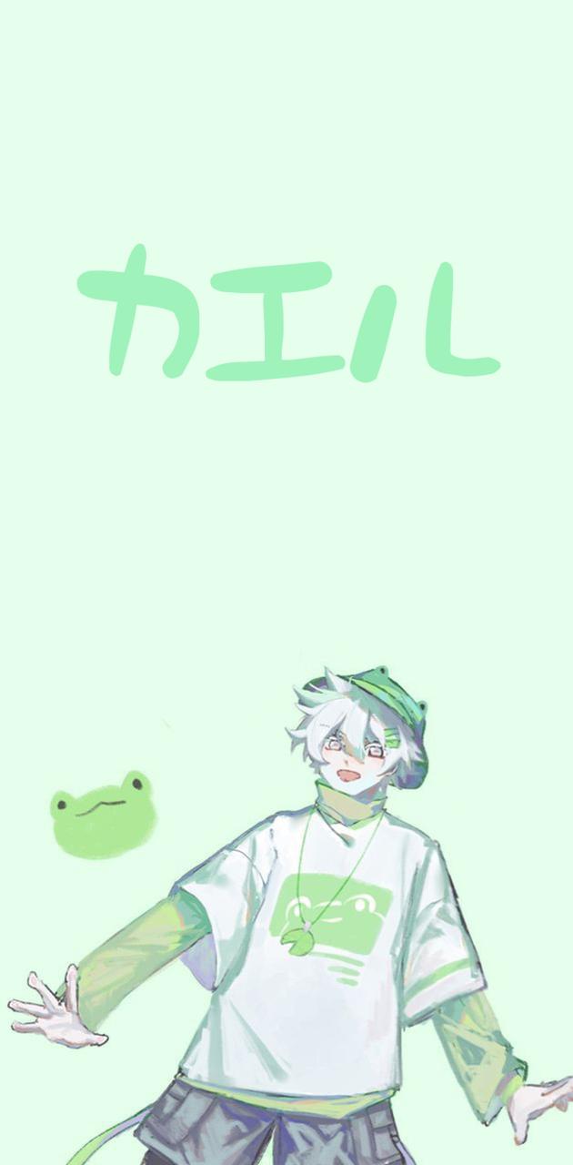 Cute Frog Boy wallpaper