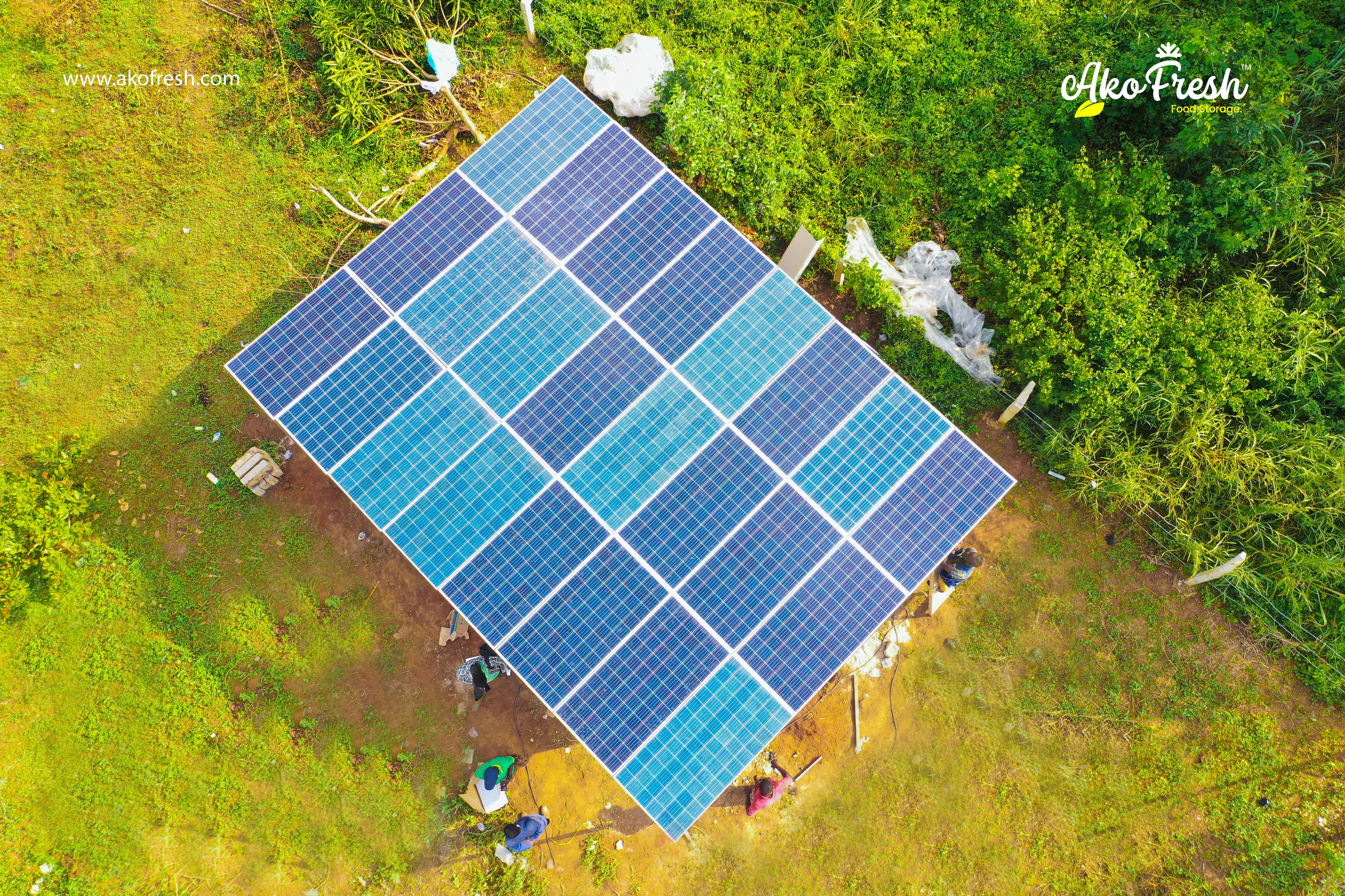 Ghana: Farmers use solar powered cold storage to keep produce fresh. World Economic Forum