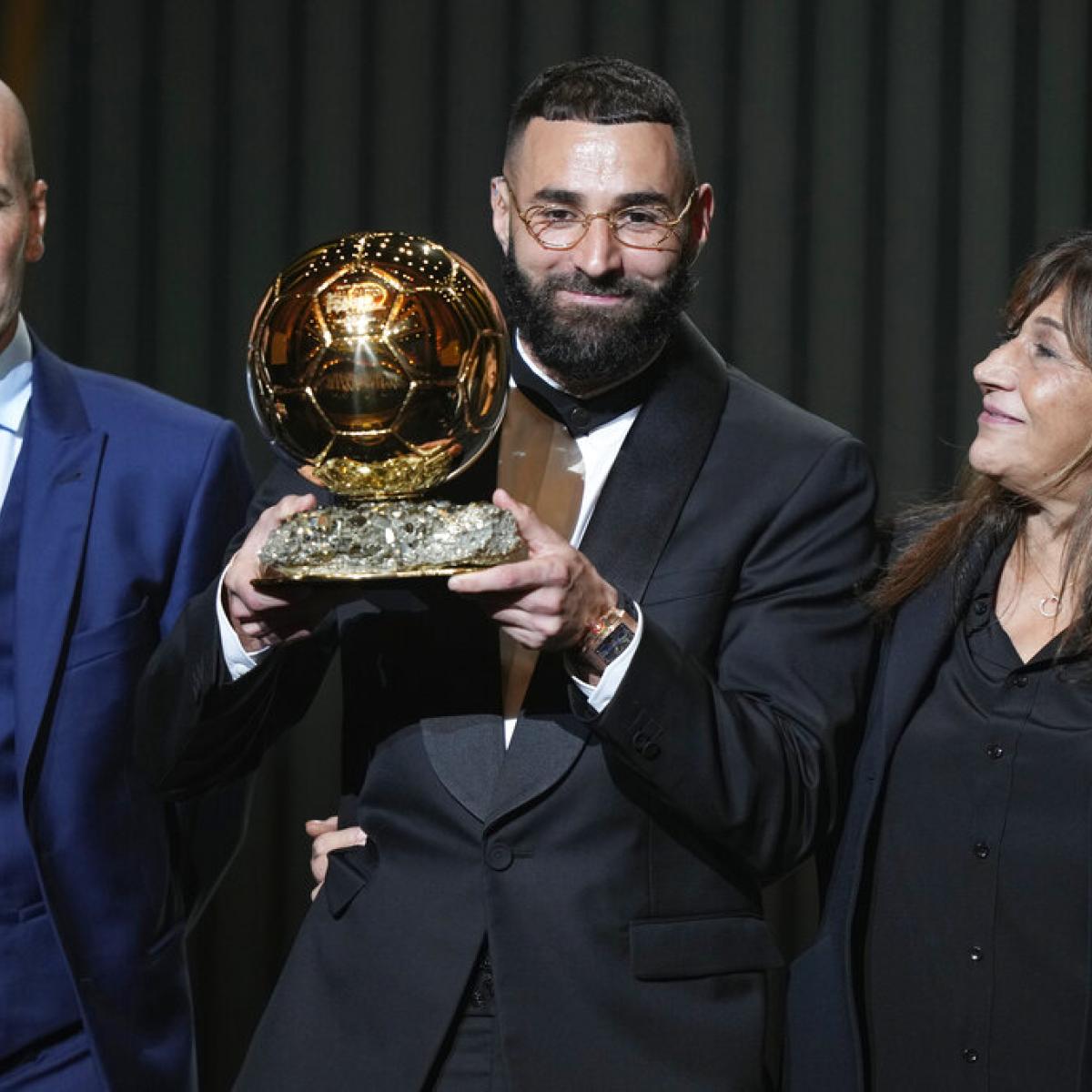 Real Madrid striker Karim Benzema wins the Ballon d'Or, Manchester City named best club