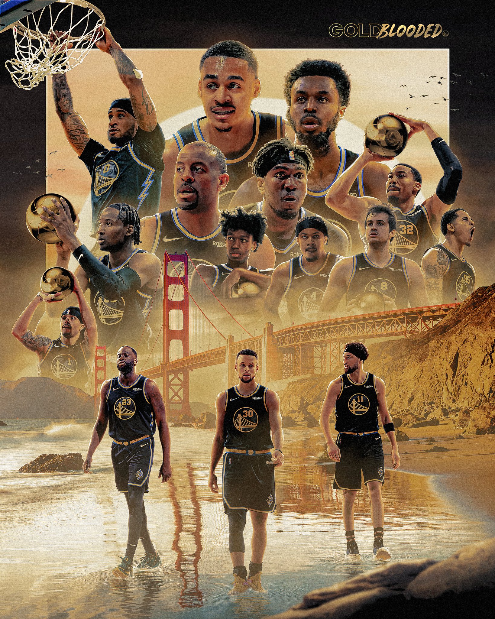 Golden State Warriors, the next chapter in our journey begins. #GoldBlooded