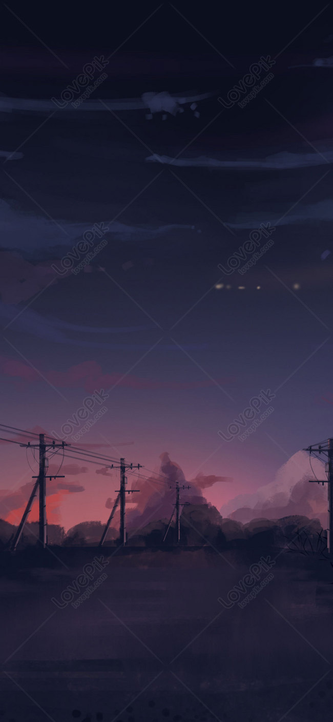 Beautiful Night Mobile Phone Wallpaper Image Free Download