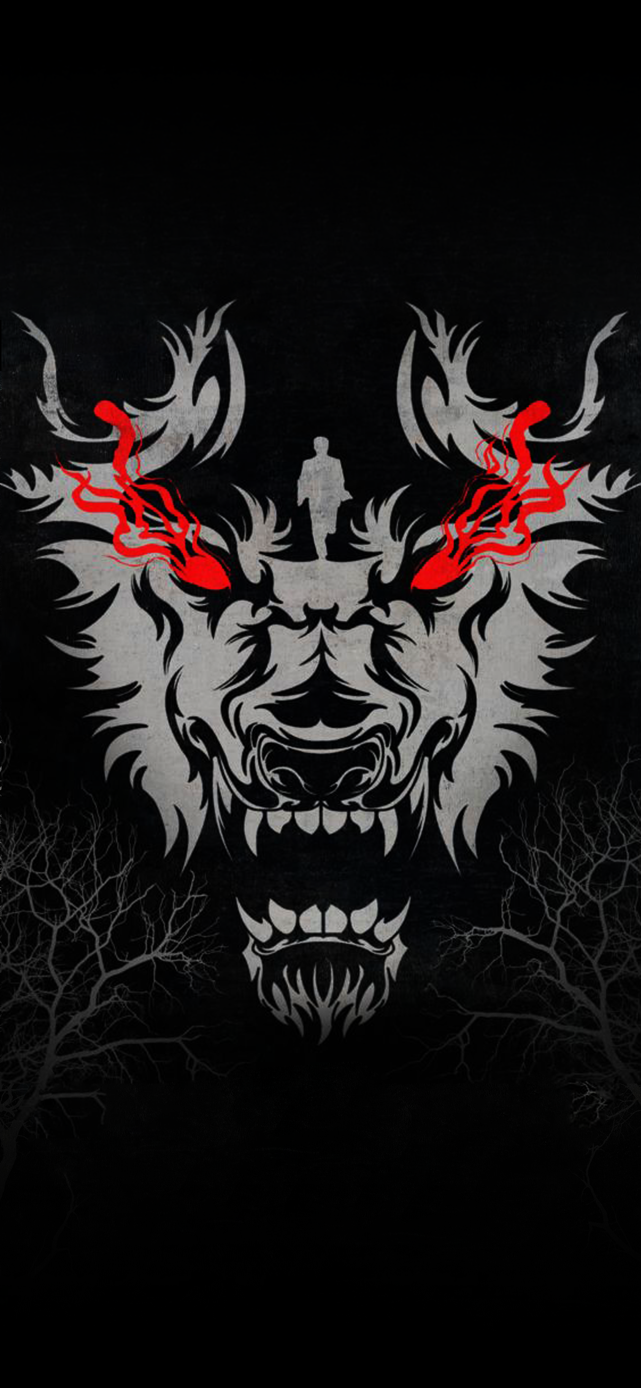 Made the Werewolf by Night Poster into a Mobile Wallpaper