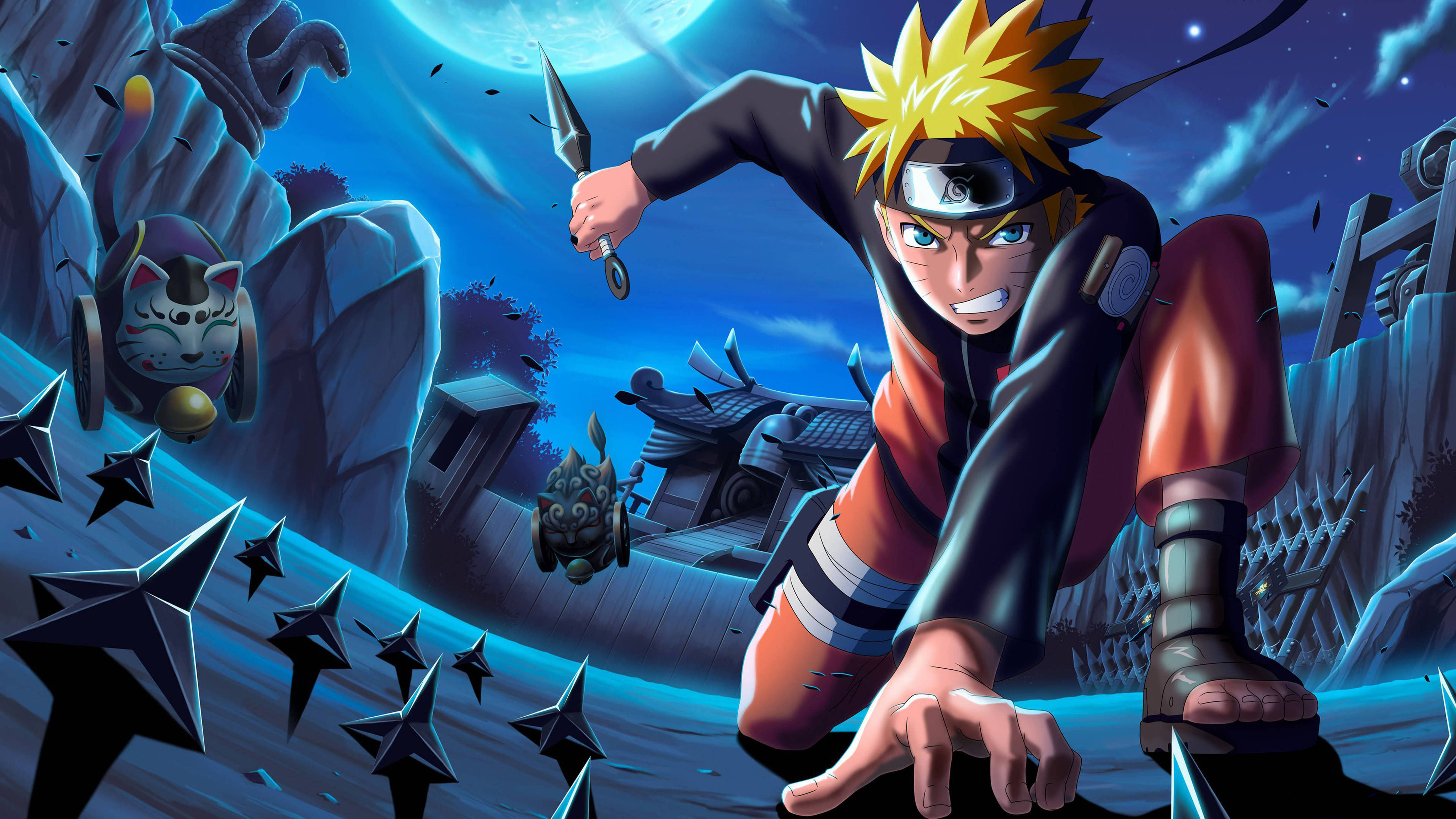 Download Naruto 4k Shuriken Wallpaper