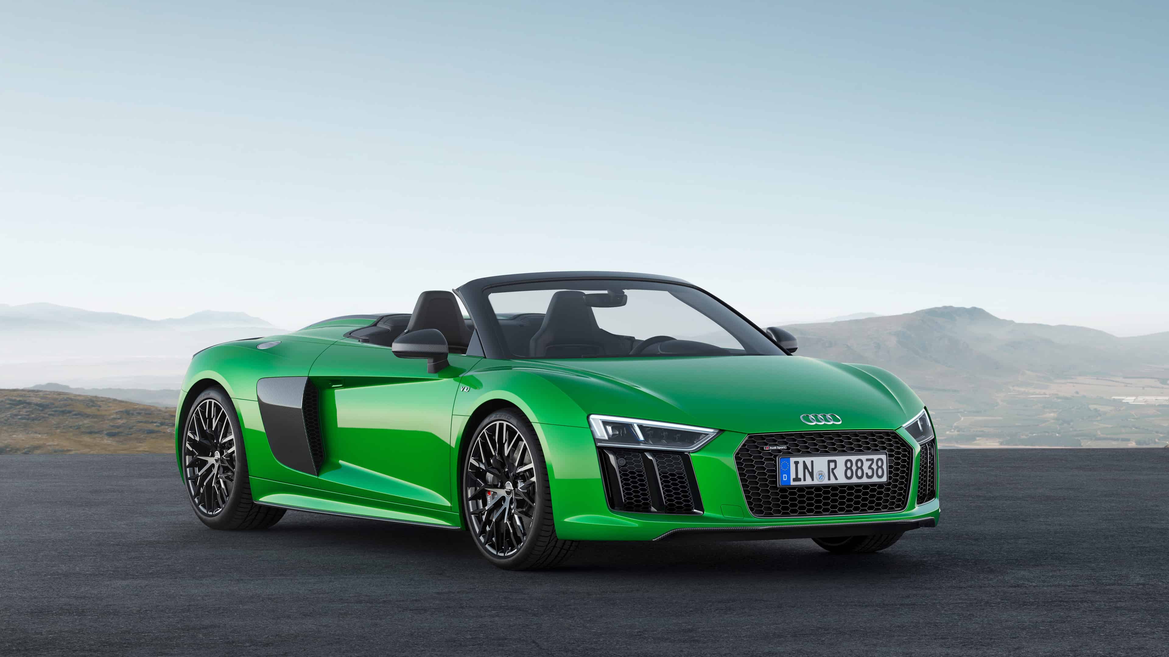 Audi R8 Spyder V10 Plus UHD 4K Wallpaper