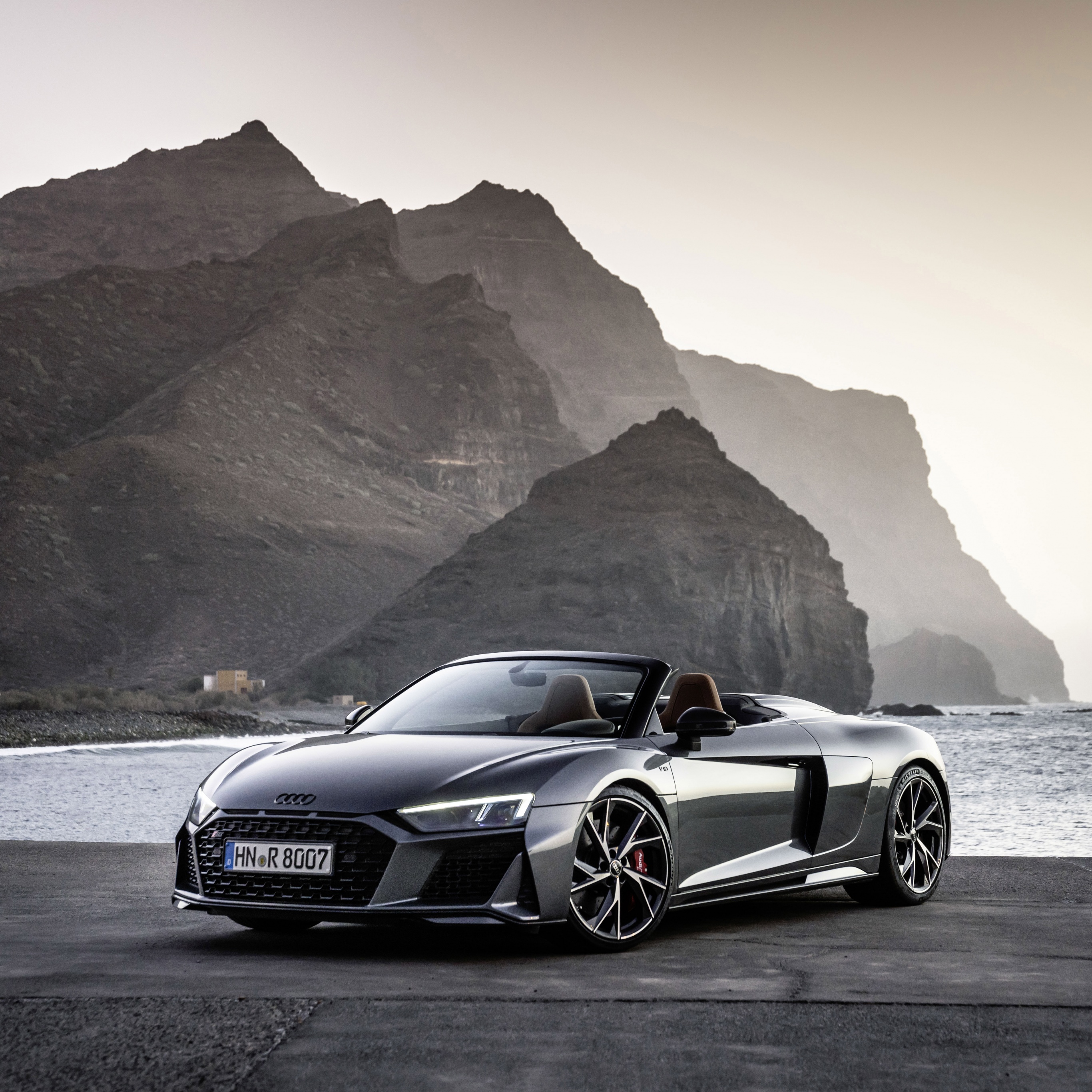 Audi R8 Spyder V10 performance RWD Wallpaper 4K, 5K, 8K, Cars