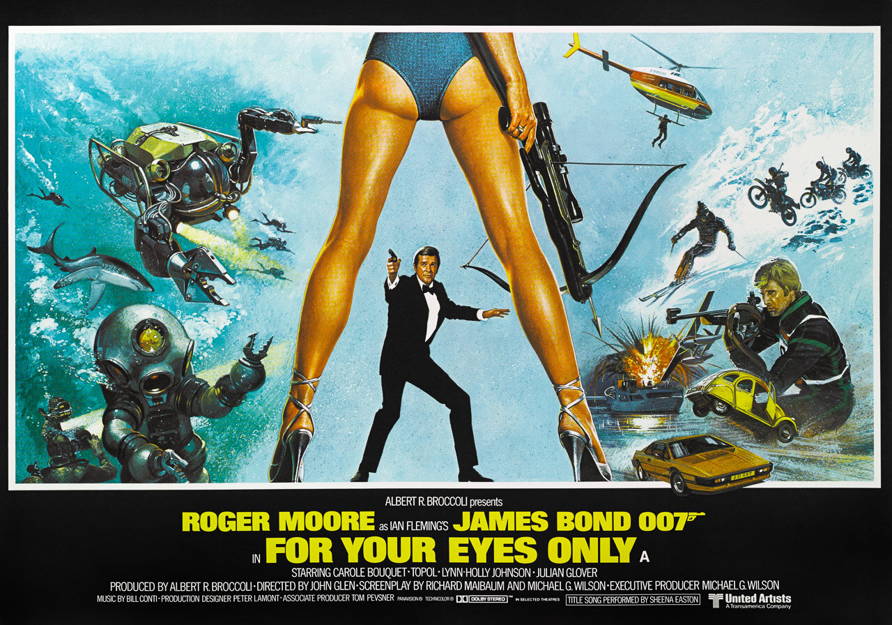 For Your Eyes Only, James Bond Movie Poster