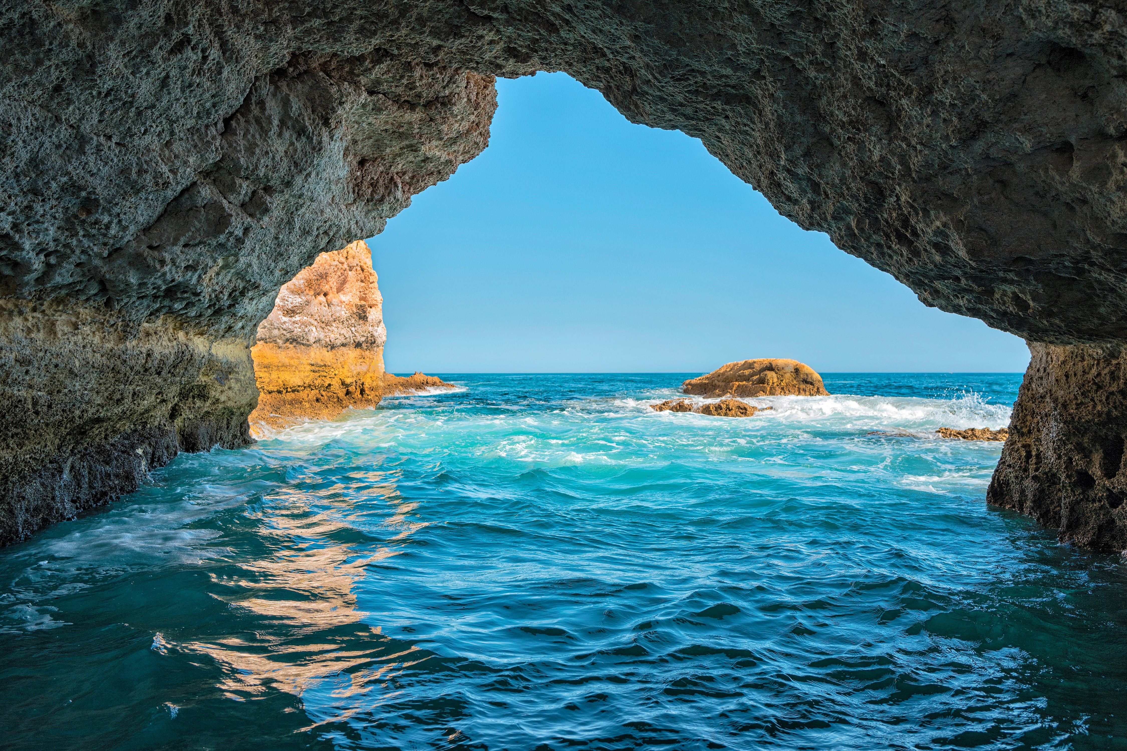 Ocean Cave in Portugal