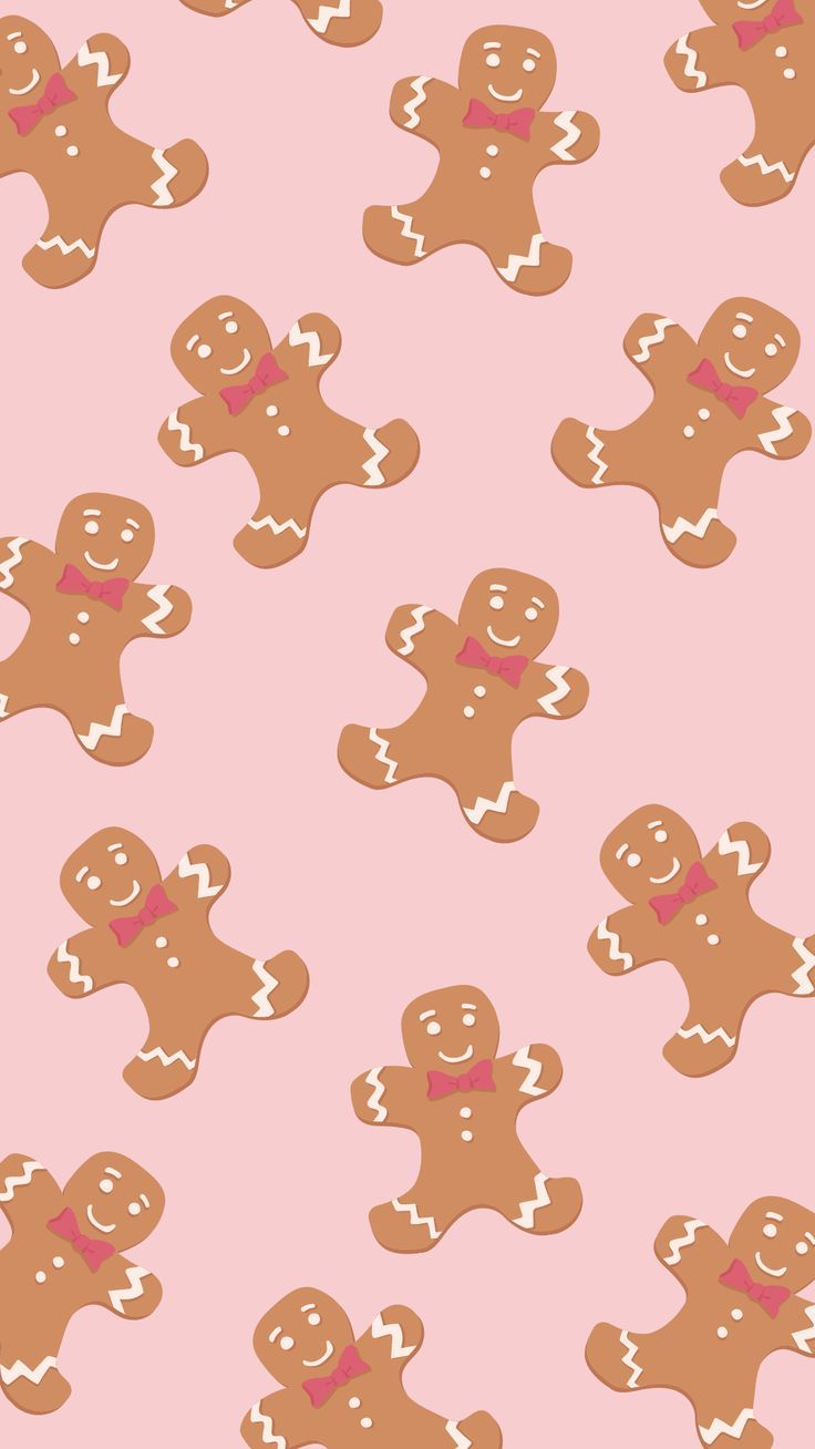 Christmas gingerbread seamless pattern Ginger cookies on blue background  Vector illustration Cute Xmas background for wallpaper gift paper  pattern fills textile greetings cards Stock Vector Image  Art  Alamy