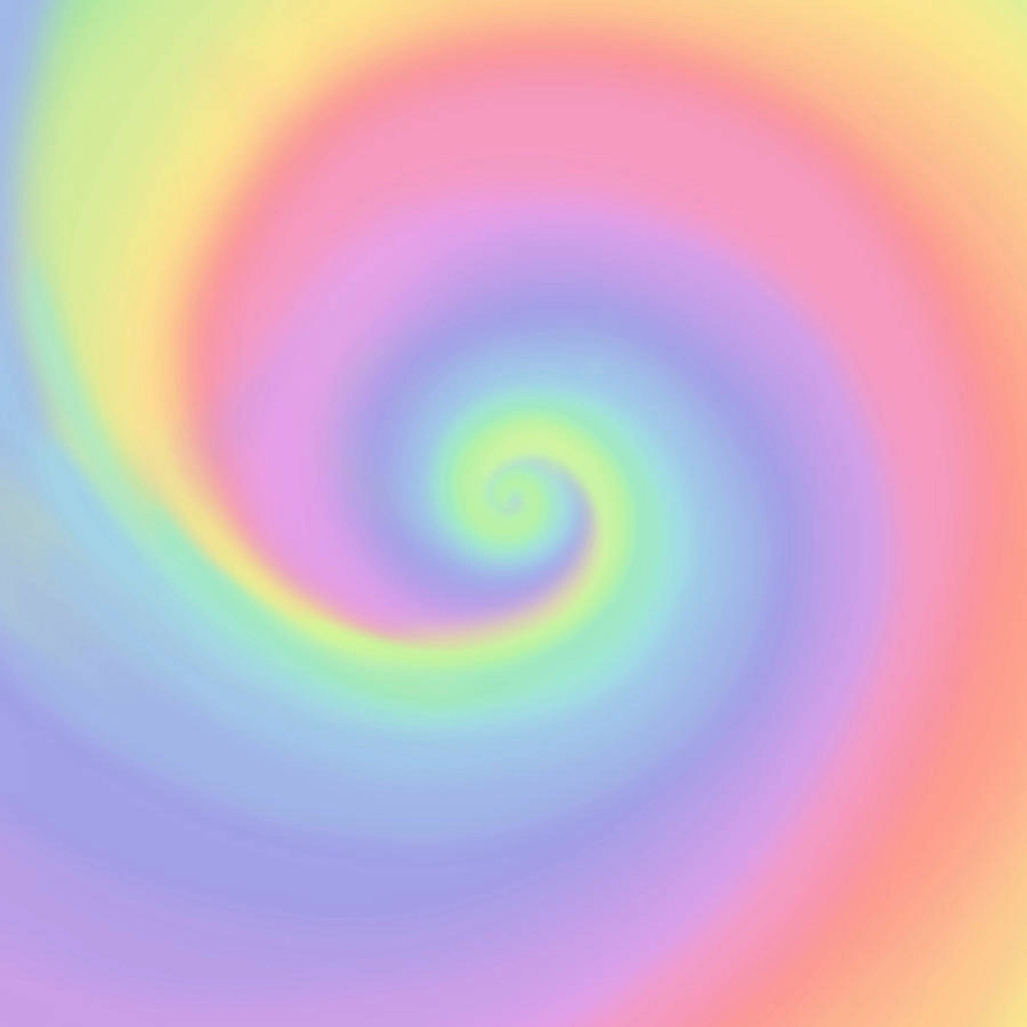 Download Pastel Rainbow Swirl Pattern Design Wallpaper