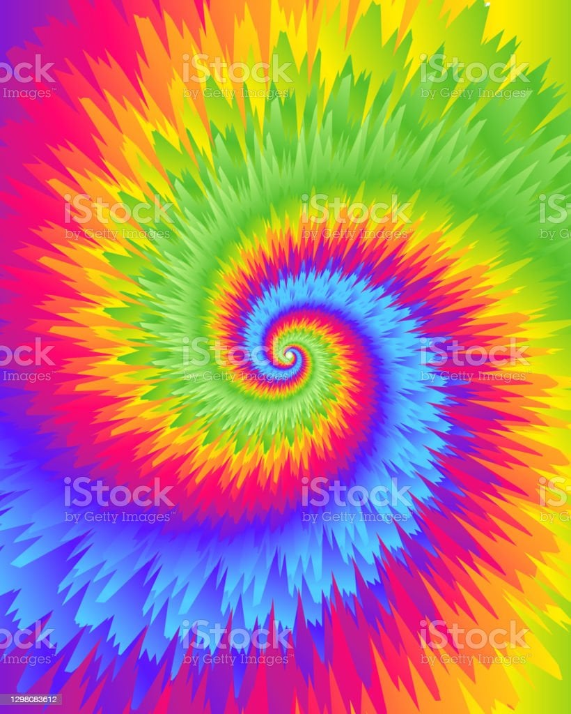 Abstract Festive Colorful Background Bright Rainbow Tie Dye Pattern Stock Illustration Image Now