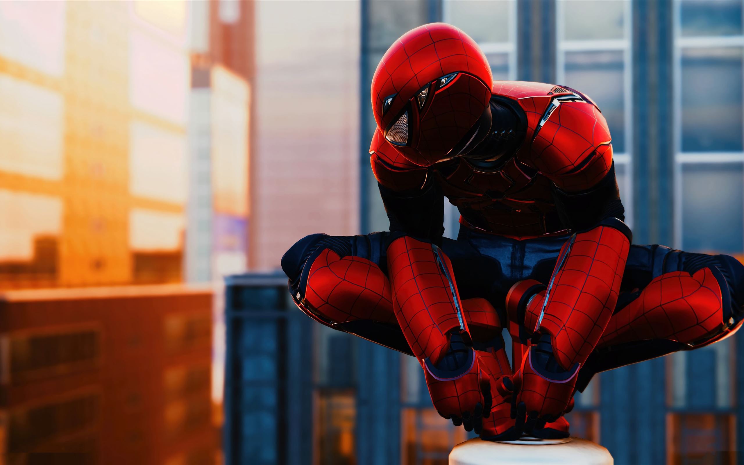 marvel spiderman ps4 game 4k MacBook Air Wallpaper Download