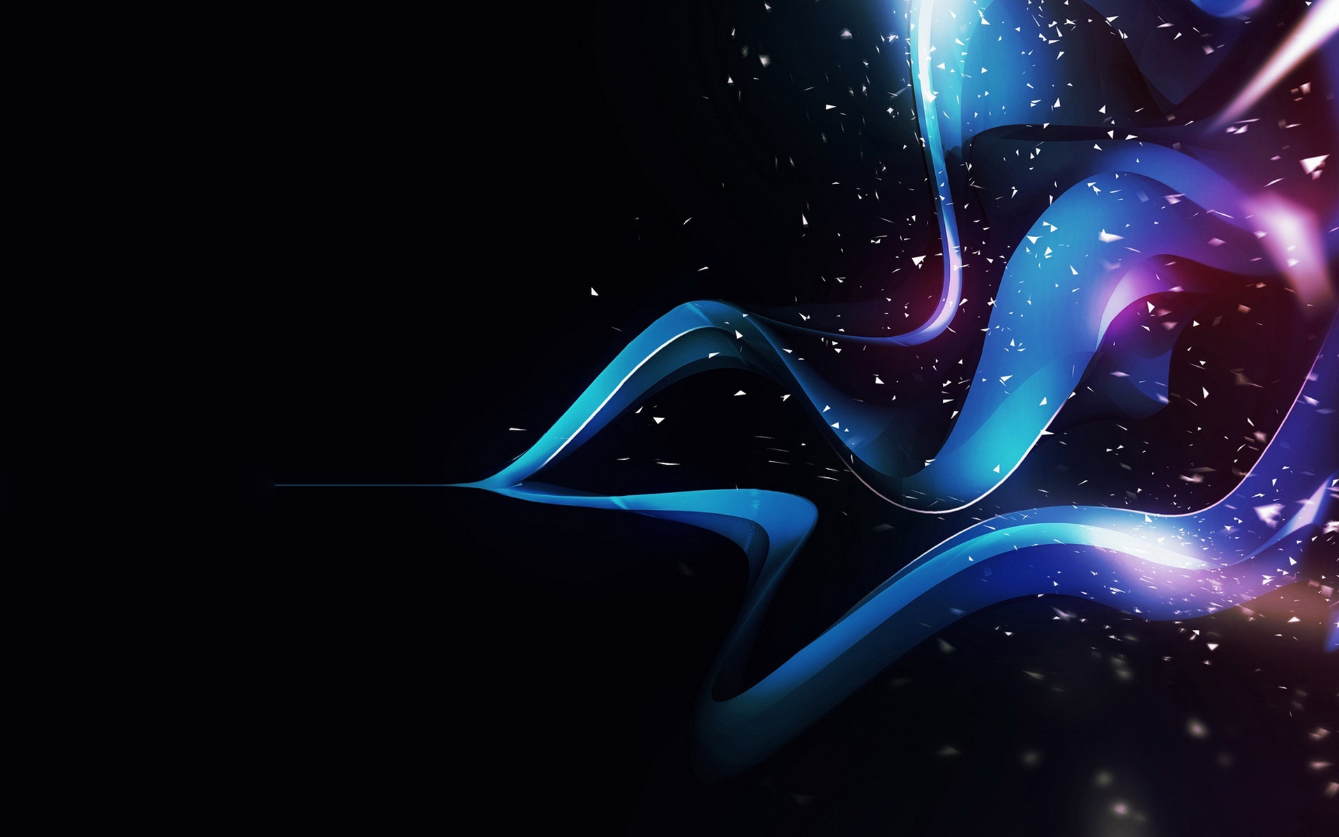 Black And Blue Abstract 2910 HD wallpaper