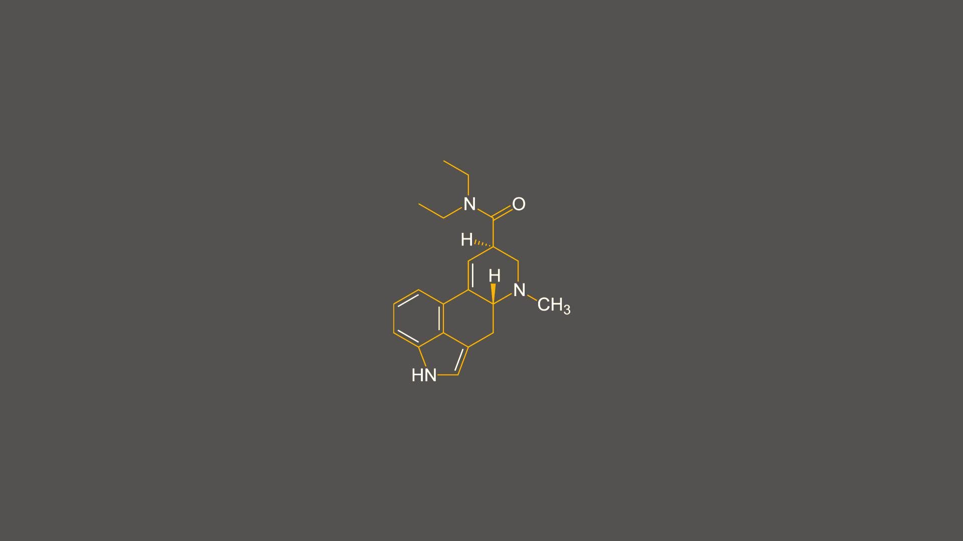 LSD Molecule Wallpaper