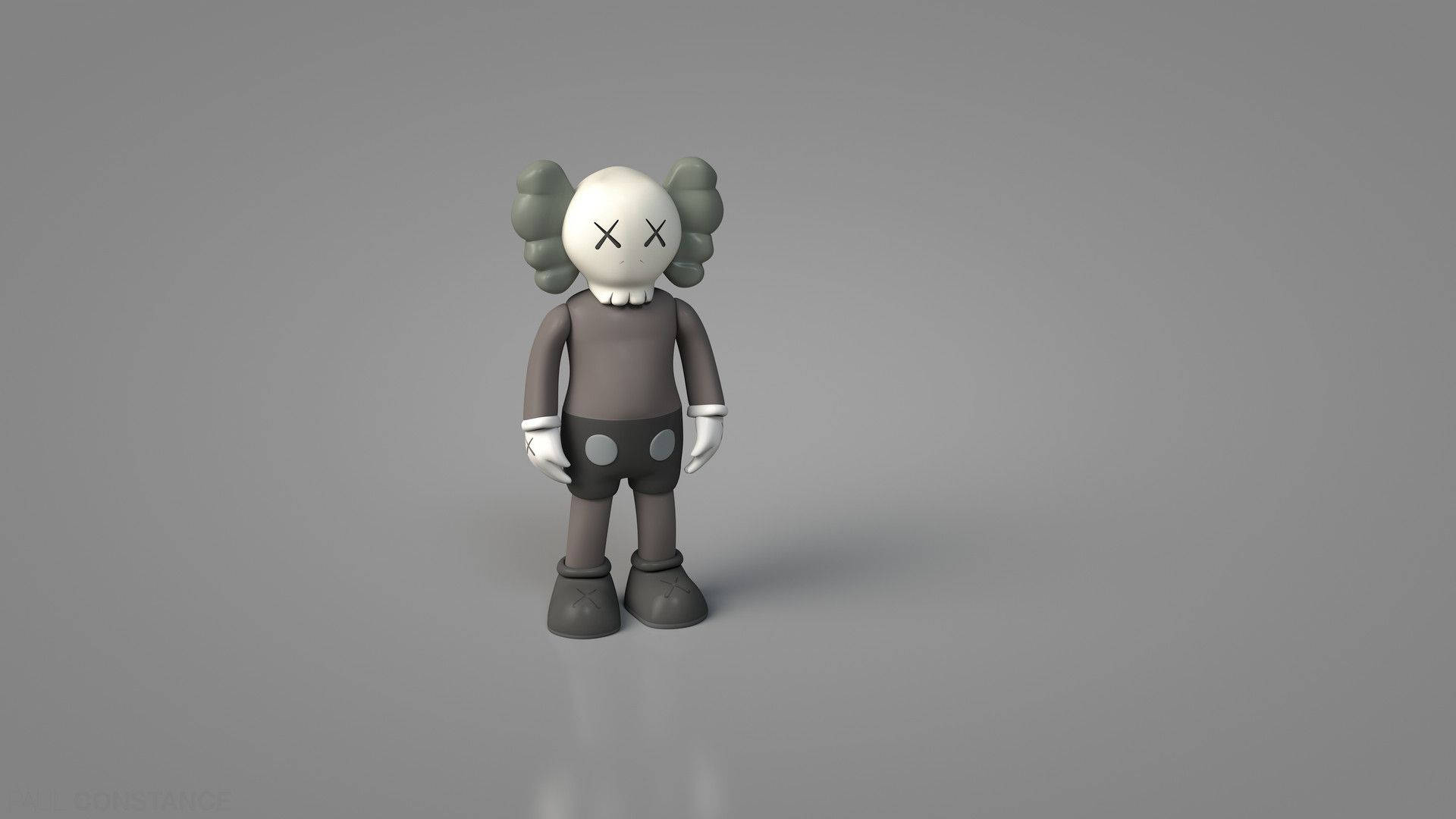 Download Kaws Grey Companion Wallpaper