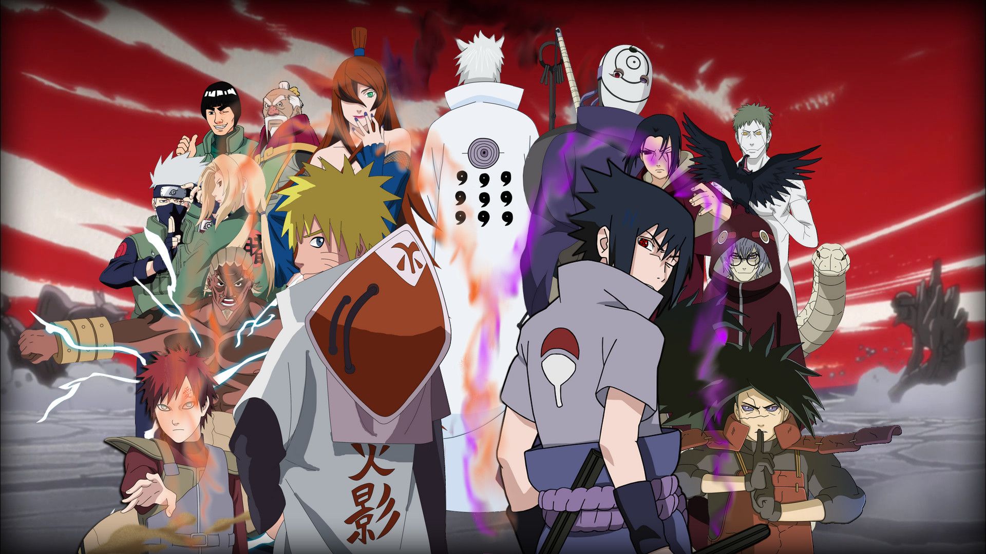 Naruto Shippuden Characters Wallpaper