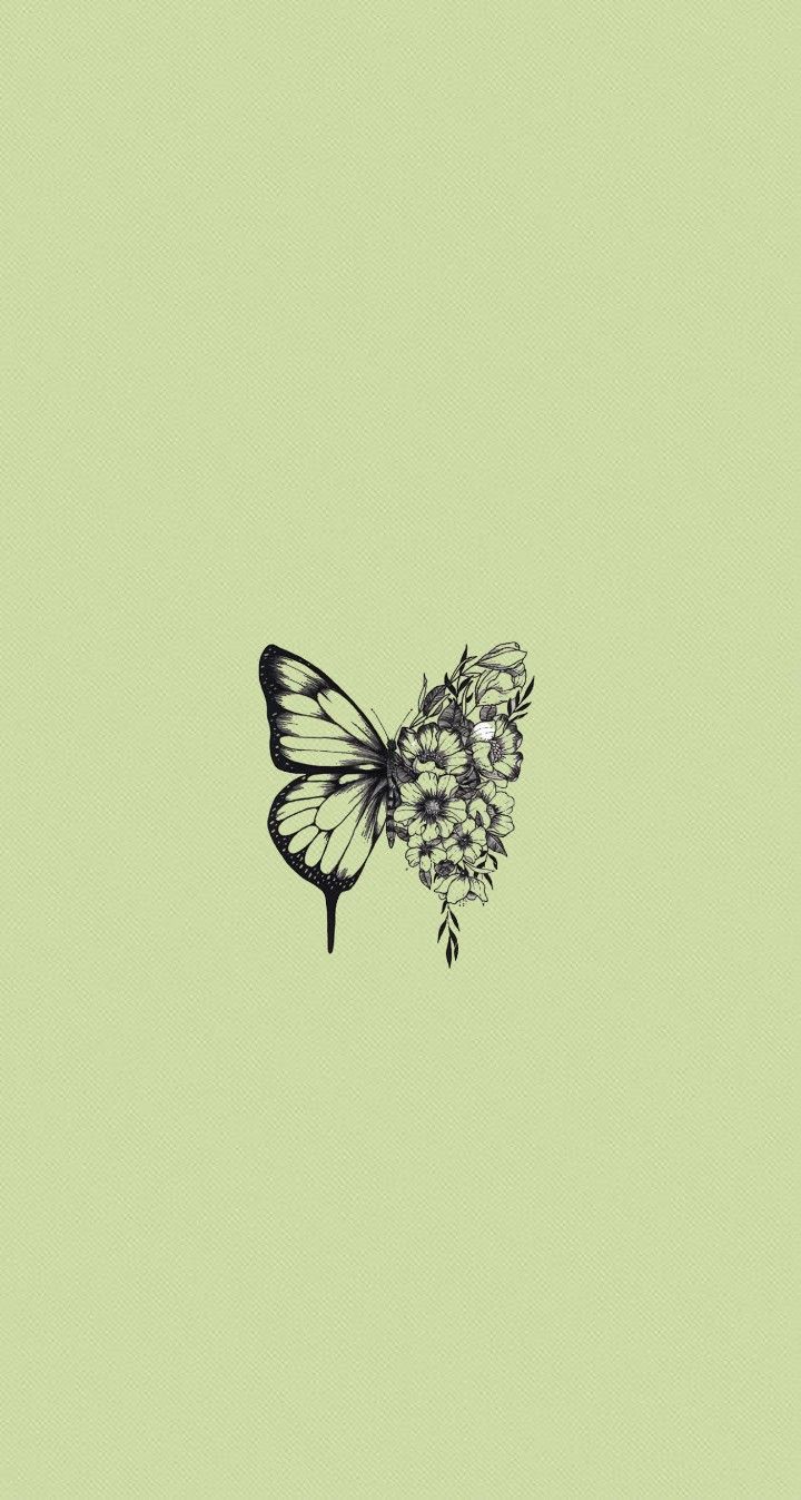 Green Aesthetic Butterfly Wallpapers - Wallpaper Cave
