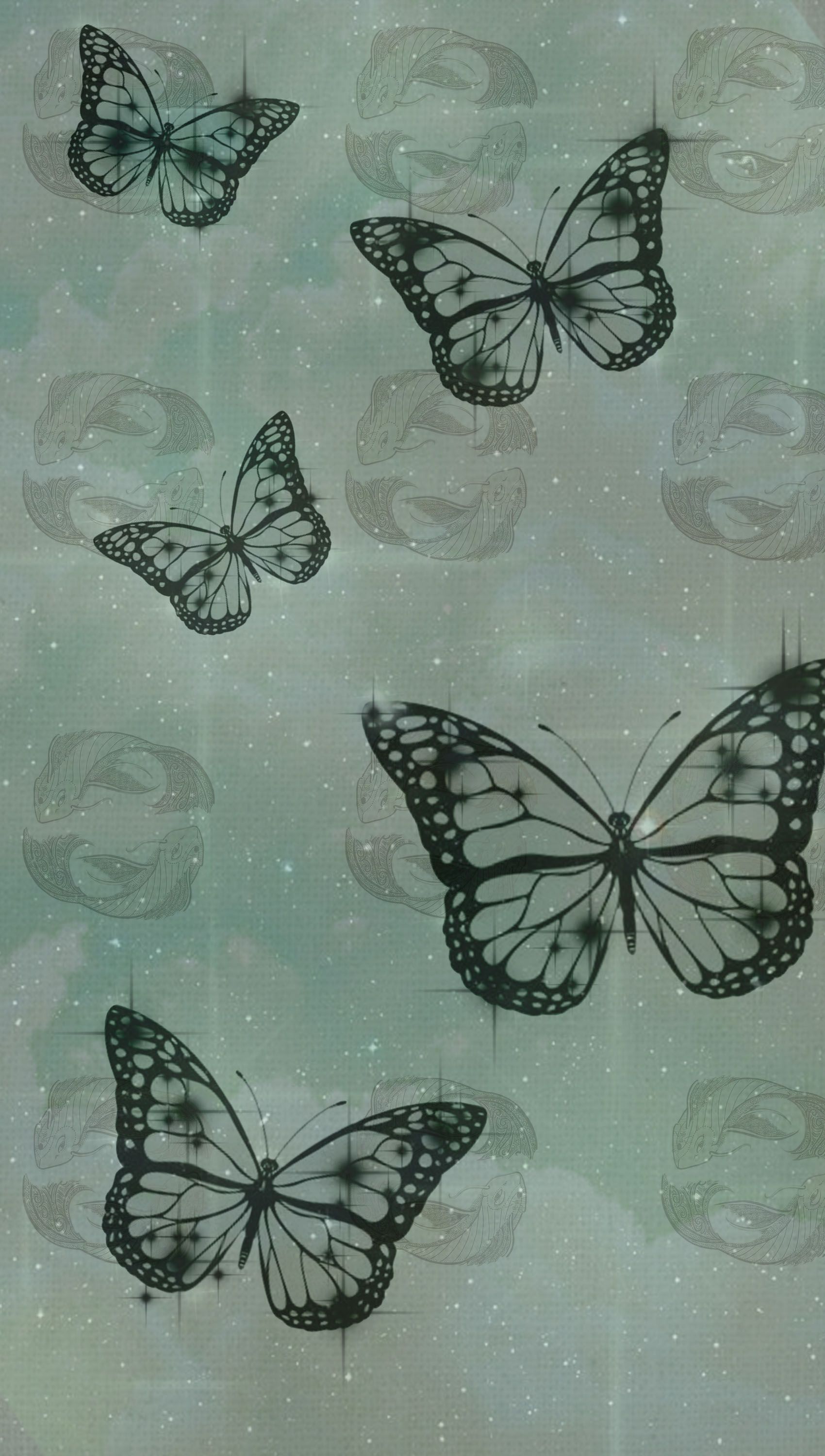 butterfly sage green pisces wallpaper aesthetic. iPhone wallpaper green, Sage green wallpaper, Butterfly wallpaper