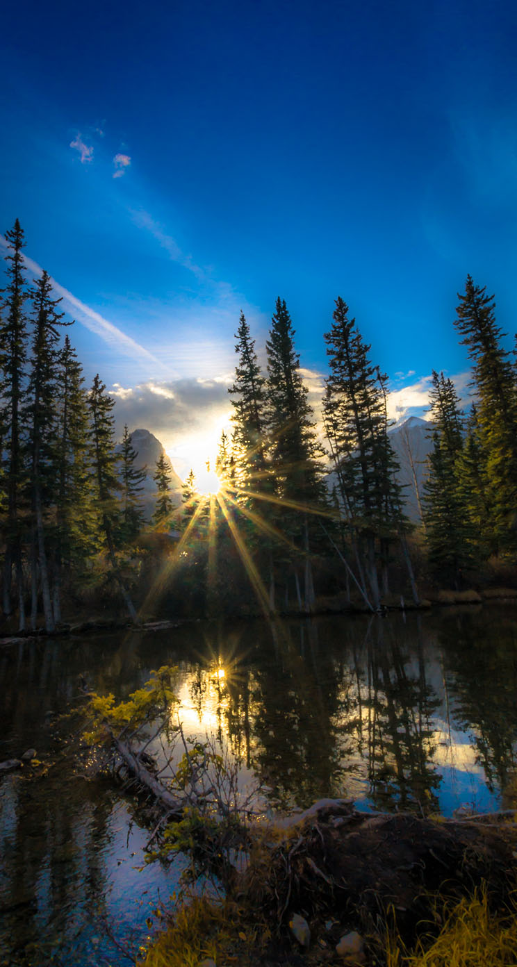 The iPhone Wallpaper Canmore Alberta Canada