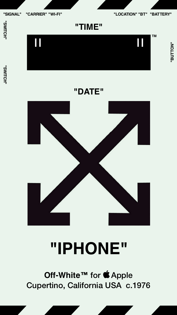 Off White Phone Wallpaper