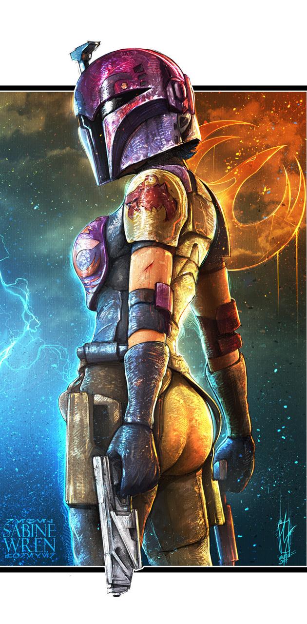 Sabine wren wallpaper