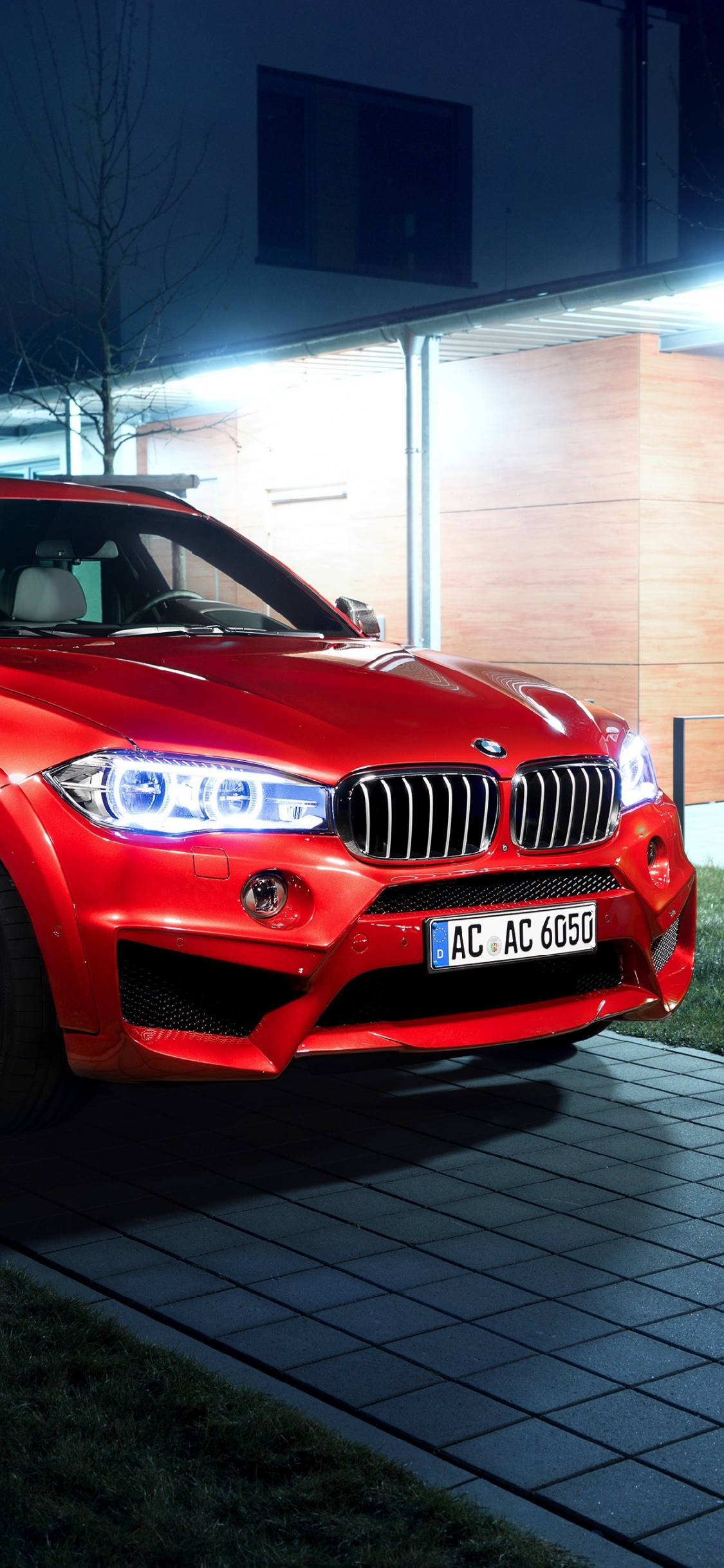 Download red car, bmw x6, luxurious 1125x2436 wallpaper, iphone x, 1125x2436 HD image, background, 2595