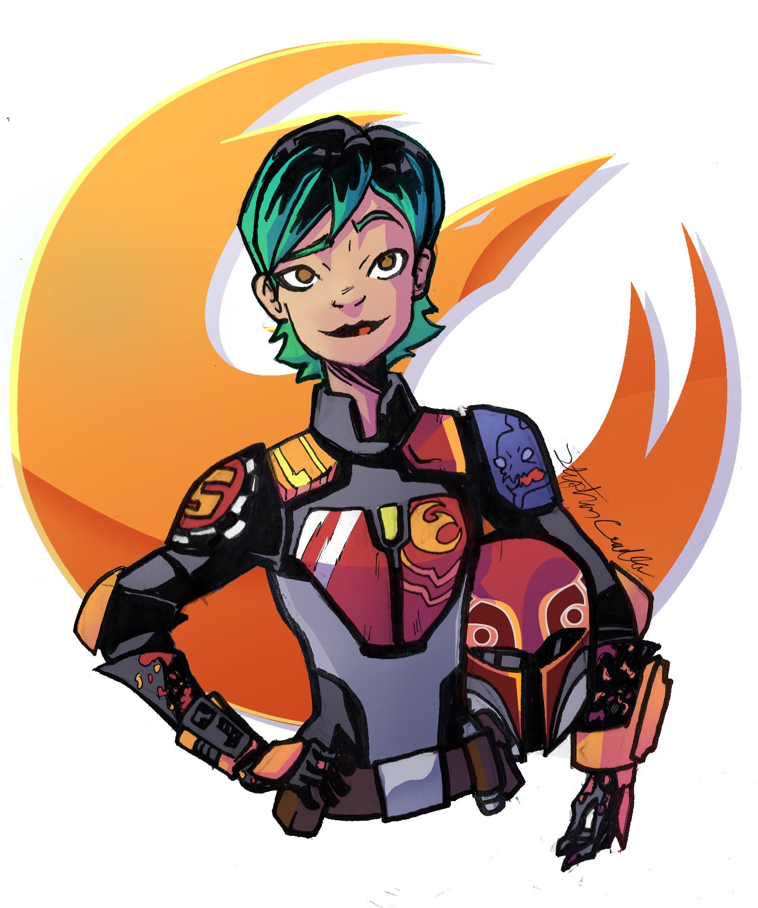 Sabine Wren!. Star wars fandom, Star wars fan art, Star wars fans