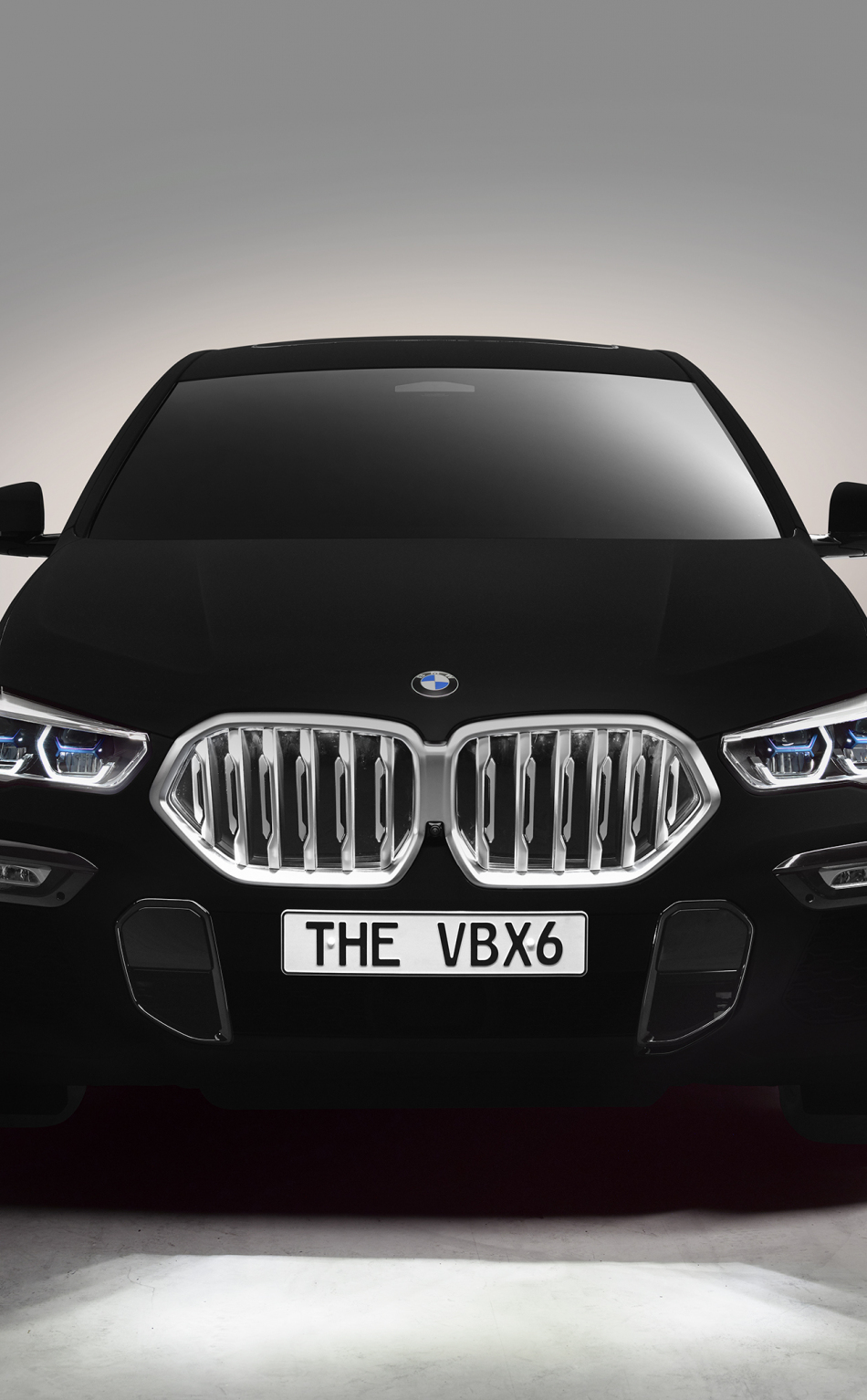 Download wallpaper 950x1534 2019 bmw x6, vantablack, black car, iphone, 950x1534 HD background, 22479