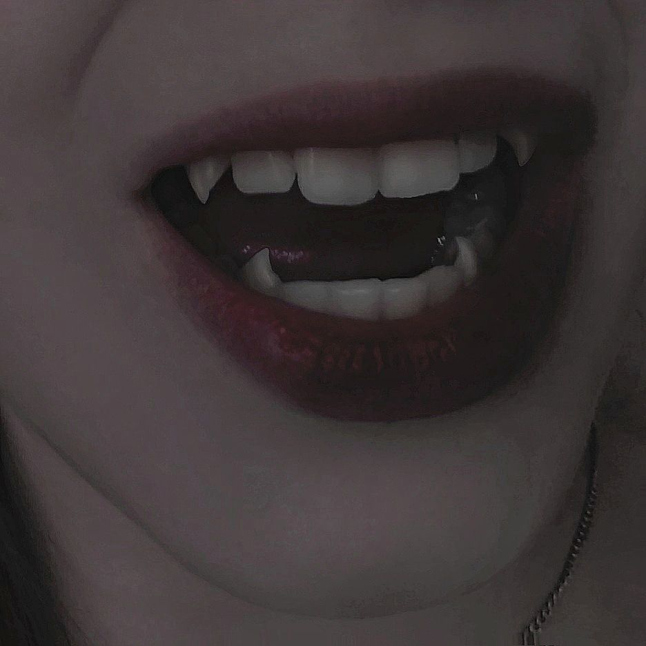 Зубки✨. Dark aesthetic, Vampire teeth, Dark photography