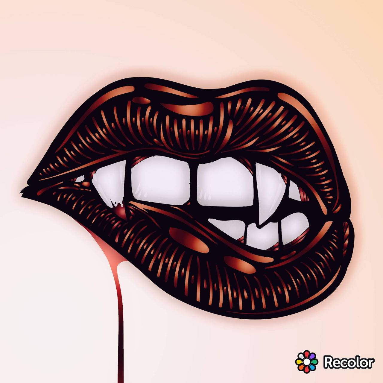 Vampire Lips Wallpaper Free Vampire Lips Background