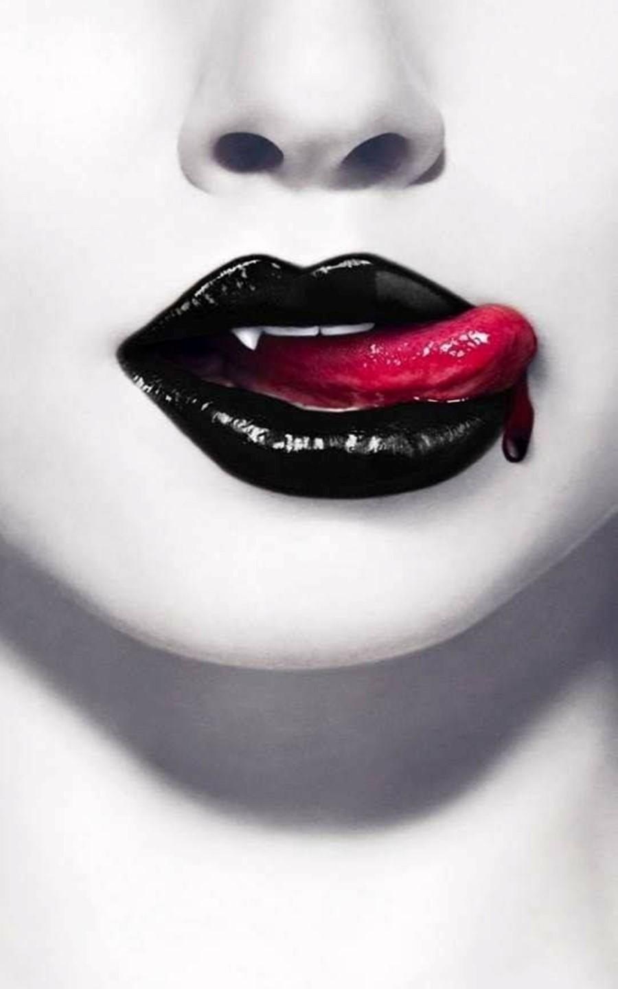 Vampire Lips Wallpaper Free Vampire Lips Background