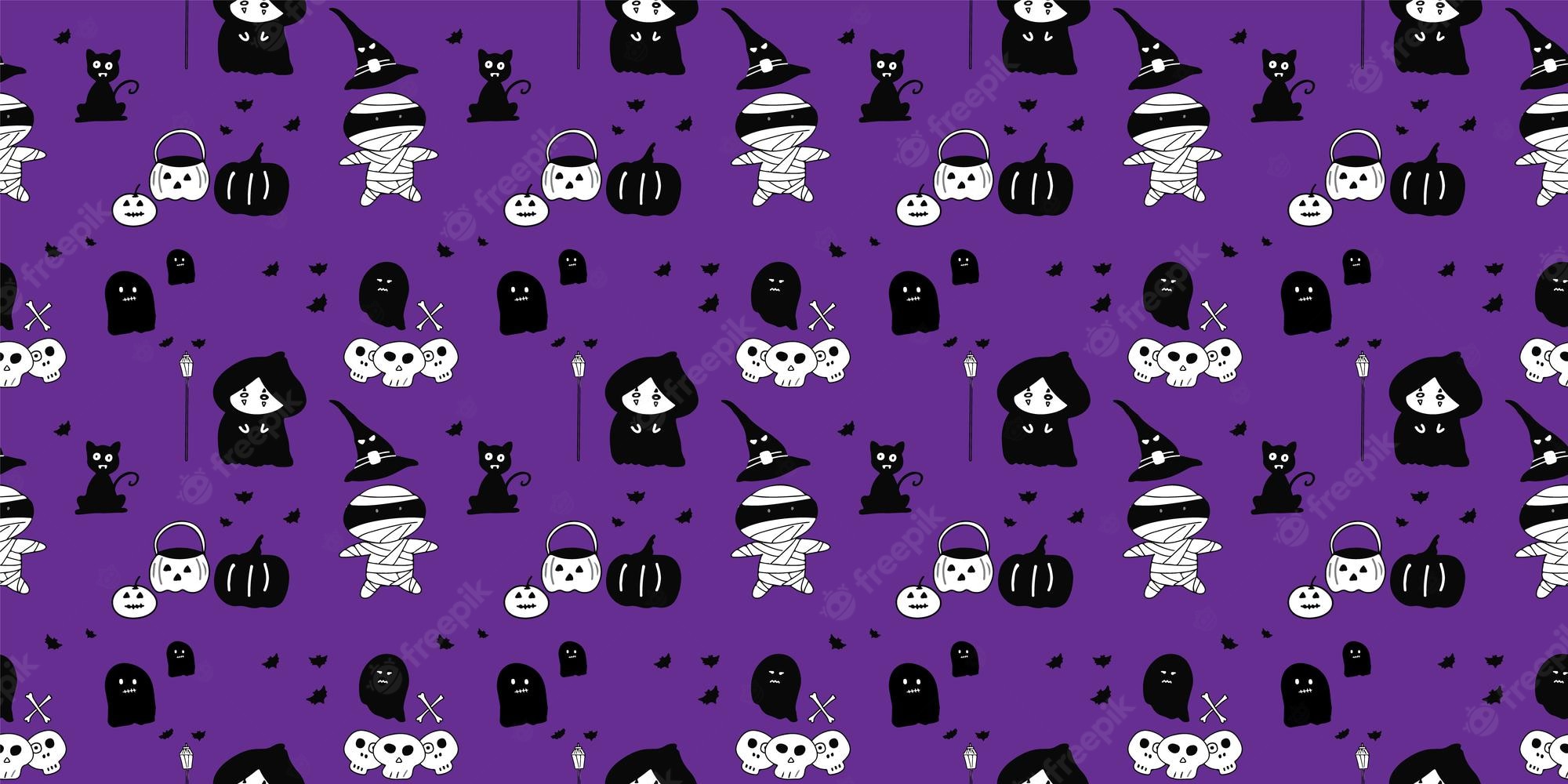 Premium Vector. Happy holiday halloween background