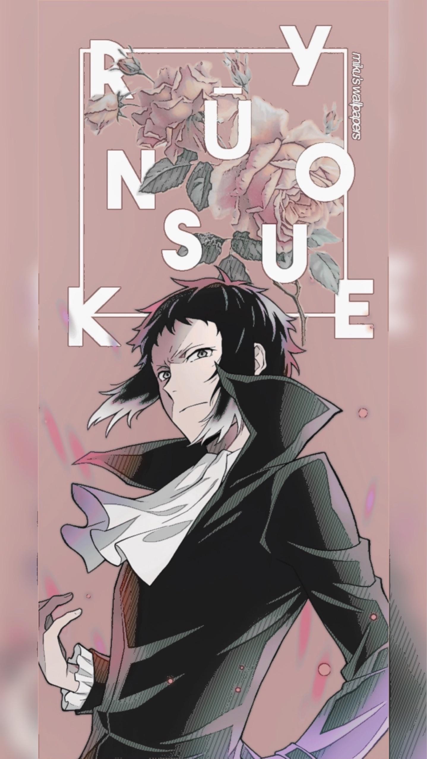 ꒰ today's wallpaper: akutagawa!. feel free to save and use! leave in the comments the name of a character and i will make more wallpaper. on ig ꒱