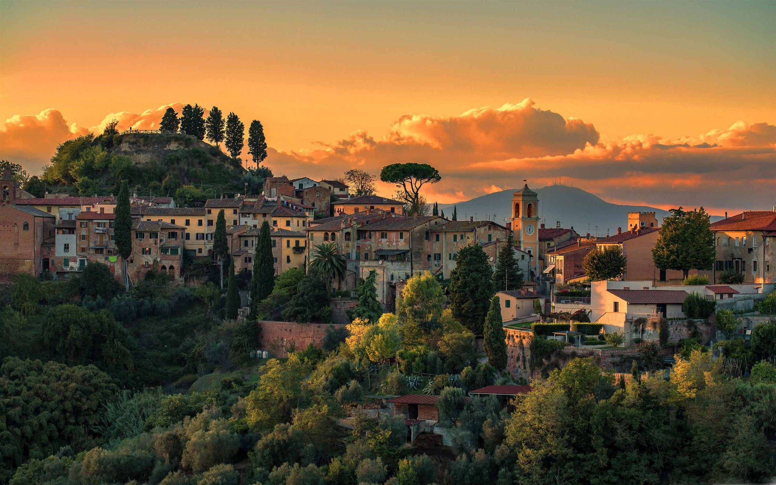 Tuscany Italy Villages Mac Wallpaper Download
