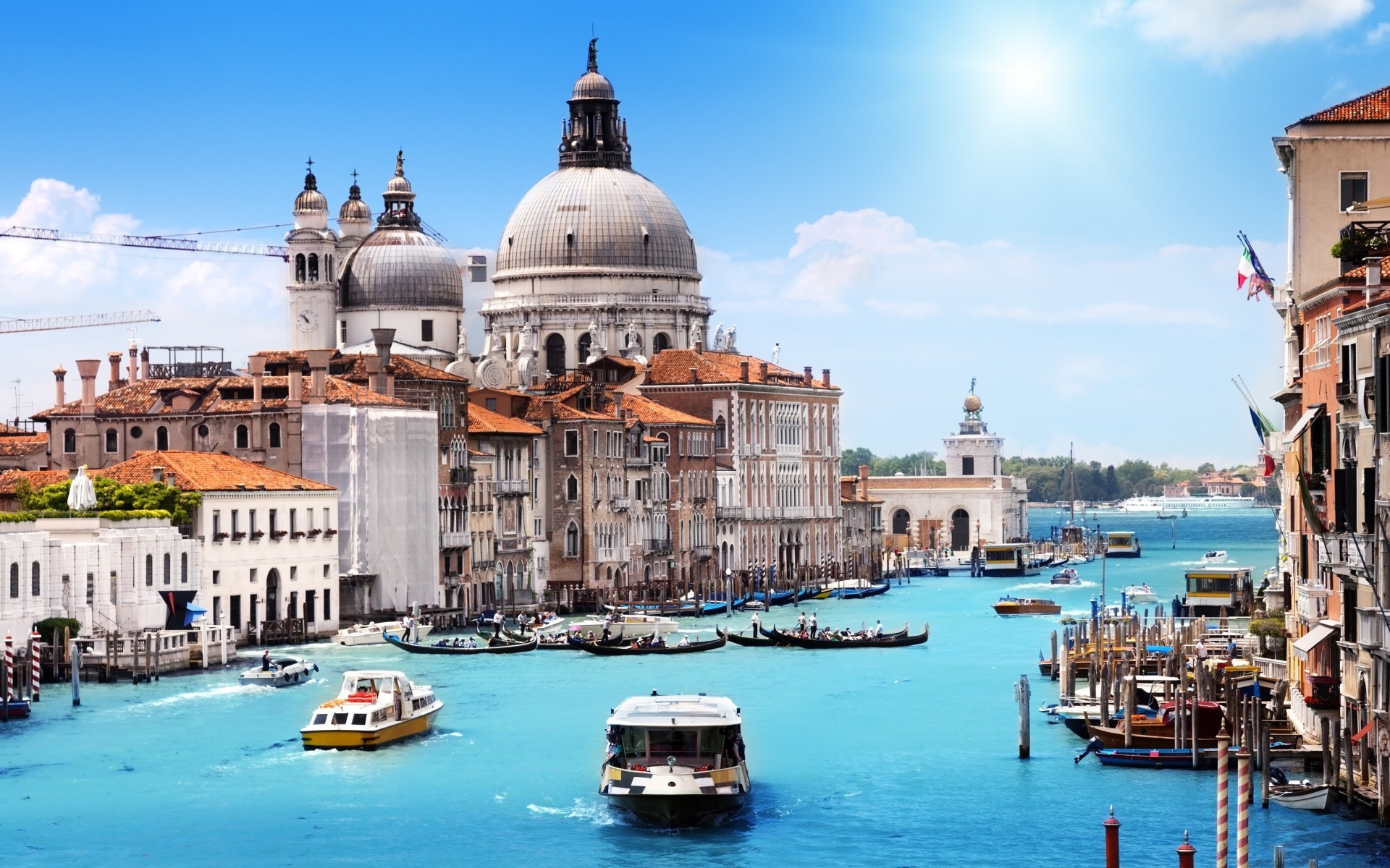 Venice, Italy, City, Canal, Building, Landscape, Boat, House, Water Wallpaper HD / Desktop and Mobile Background