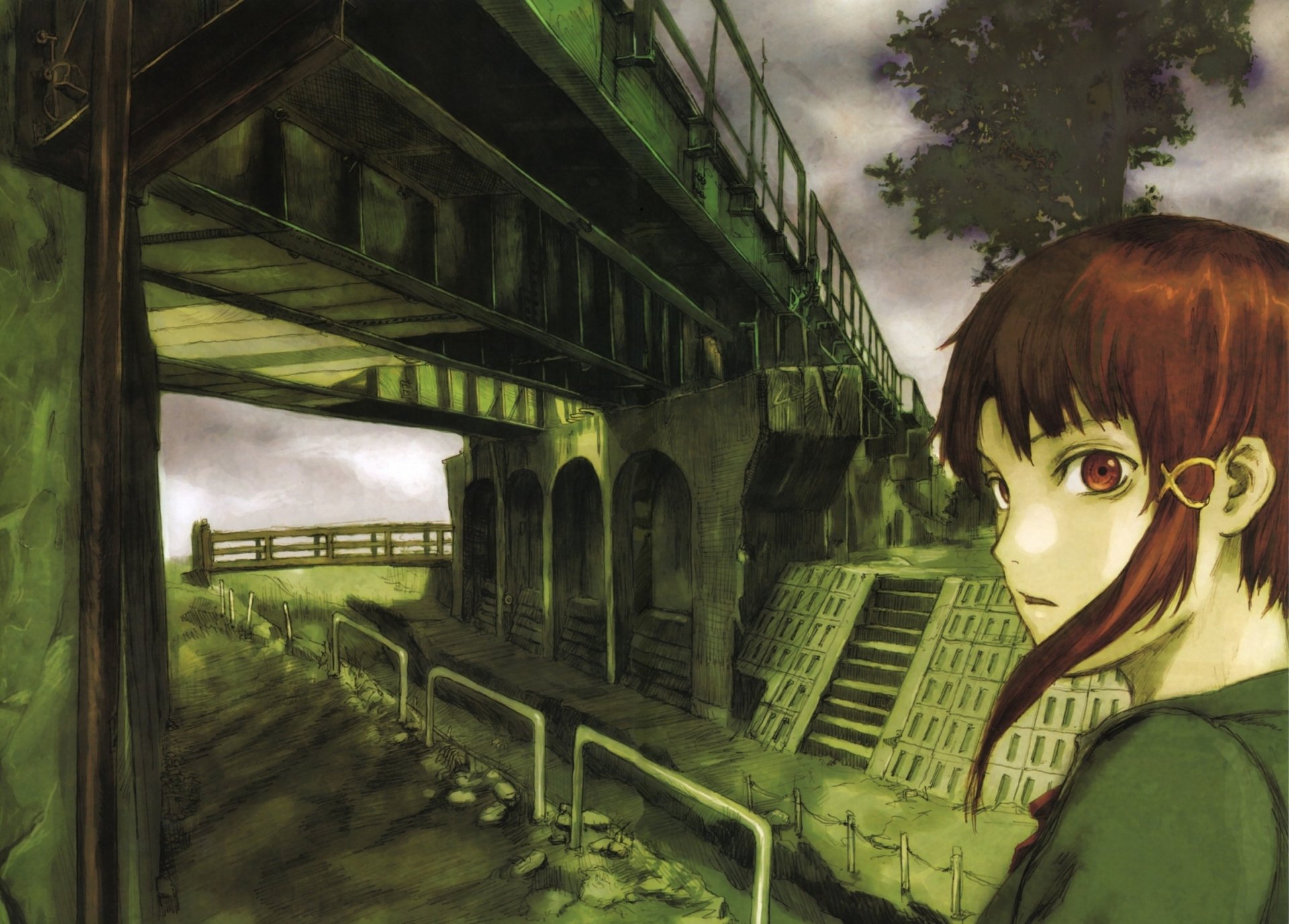 Anime Serial Experiments Lain HD Wallpaper and Background
