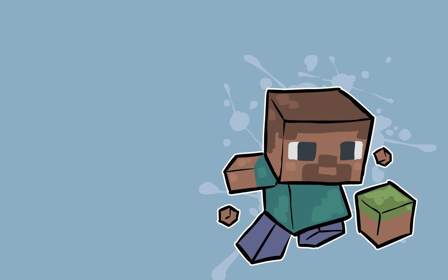 Minecraft Cartoon Wallpaper Free Minecraft Cartoon Background