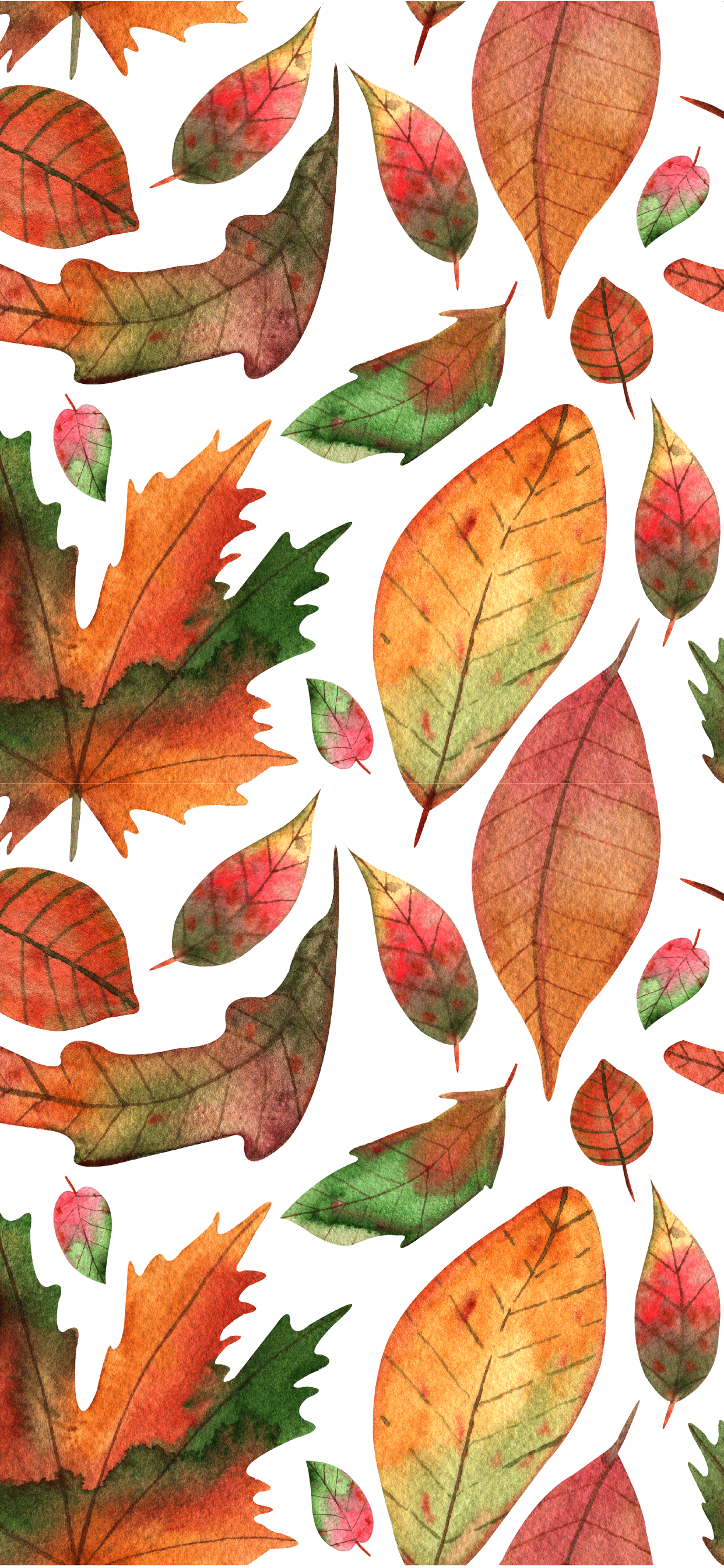 Free Autumn iPhone Wallpaper. iPhone wallpaper fall, Leaves wallpaper iphone, Watercolor wallpaper iphone