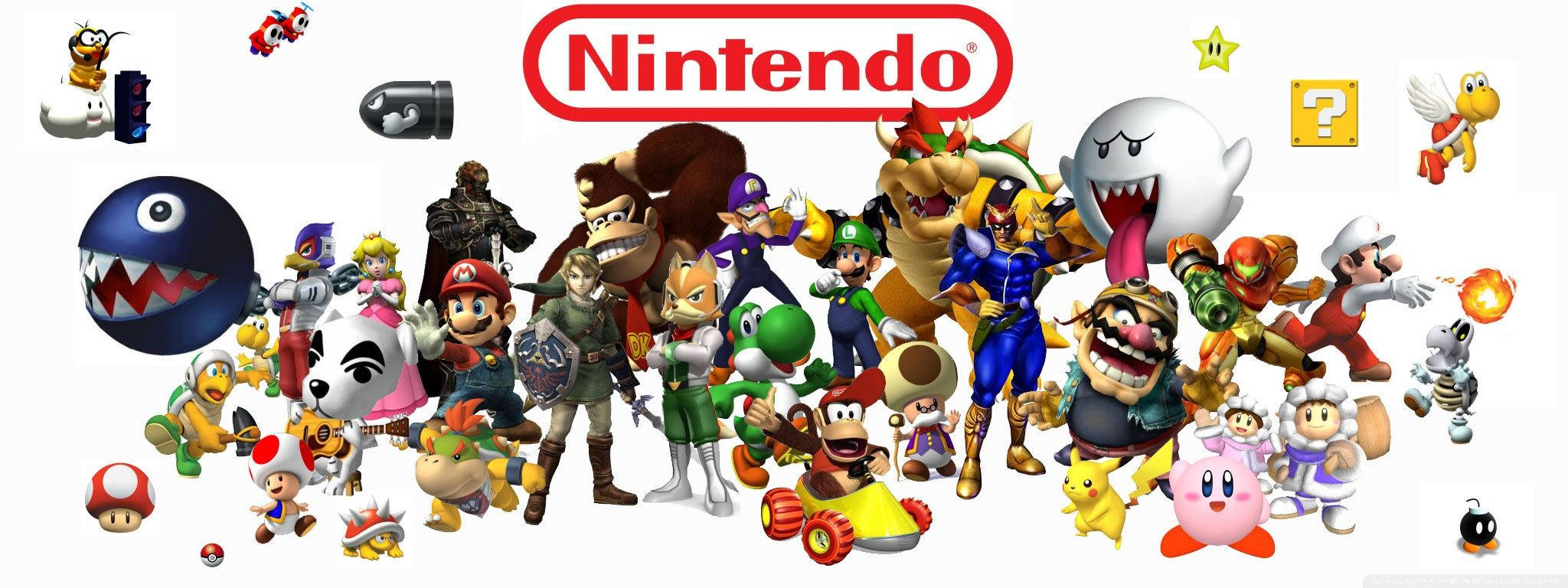 Download Nintendo Game Characters Wallpaper