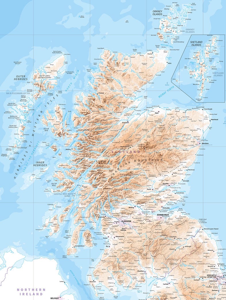 Scotland Map Wallpapers - Wallpaper Cave