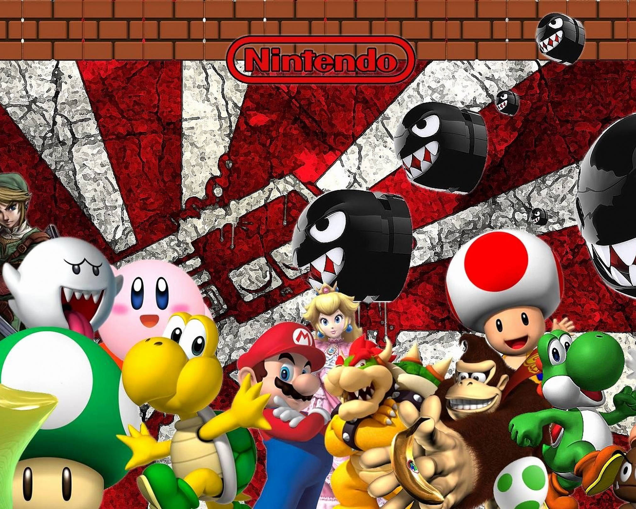 Download Nintendo Characters Super Mario Wallpaper