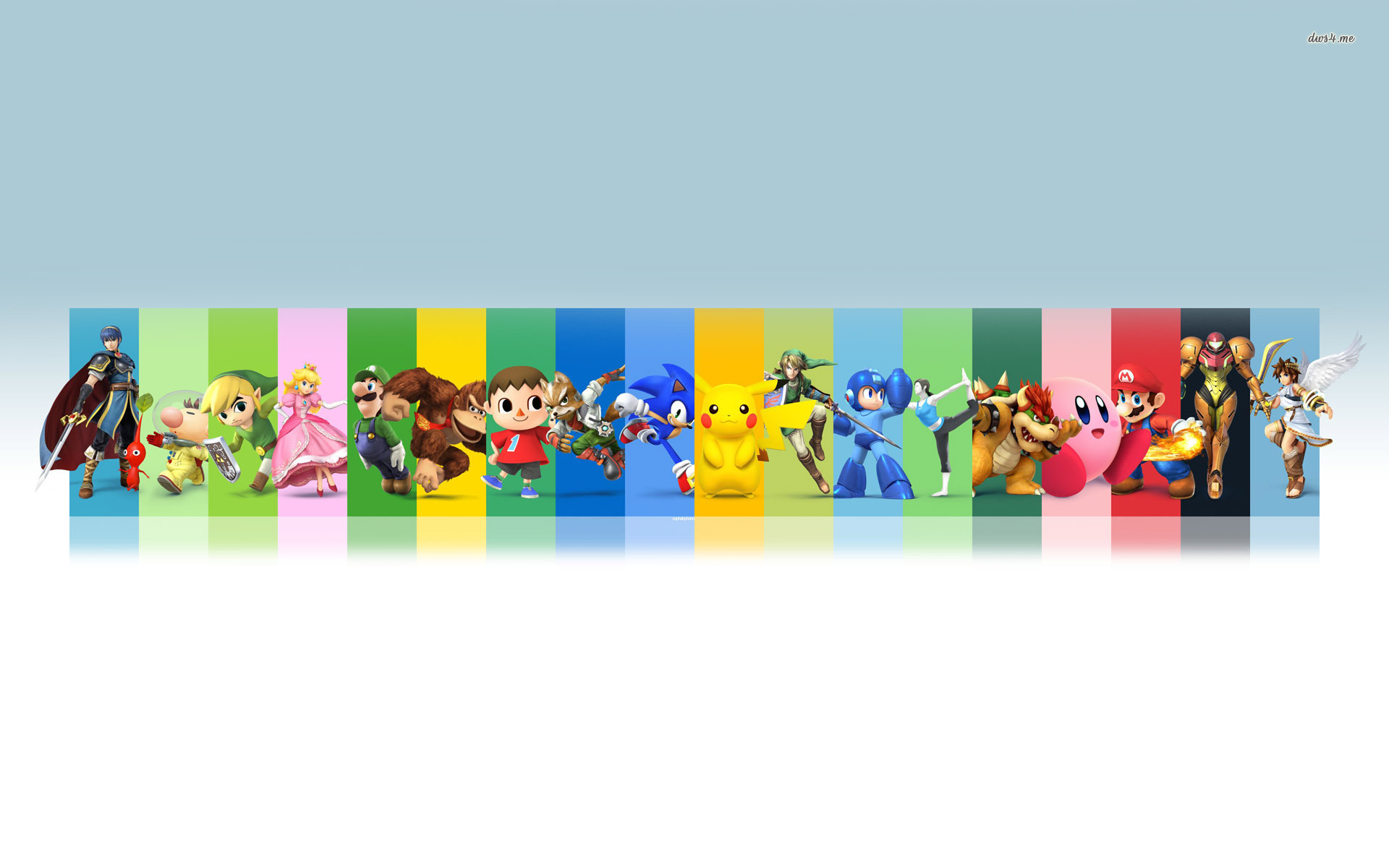 23003 Nintendo Characters 1920x1200