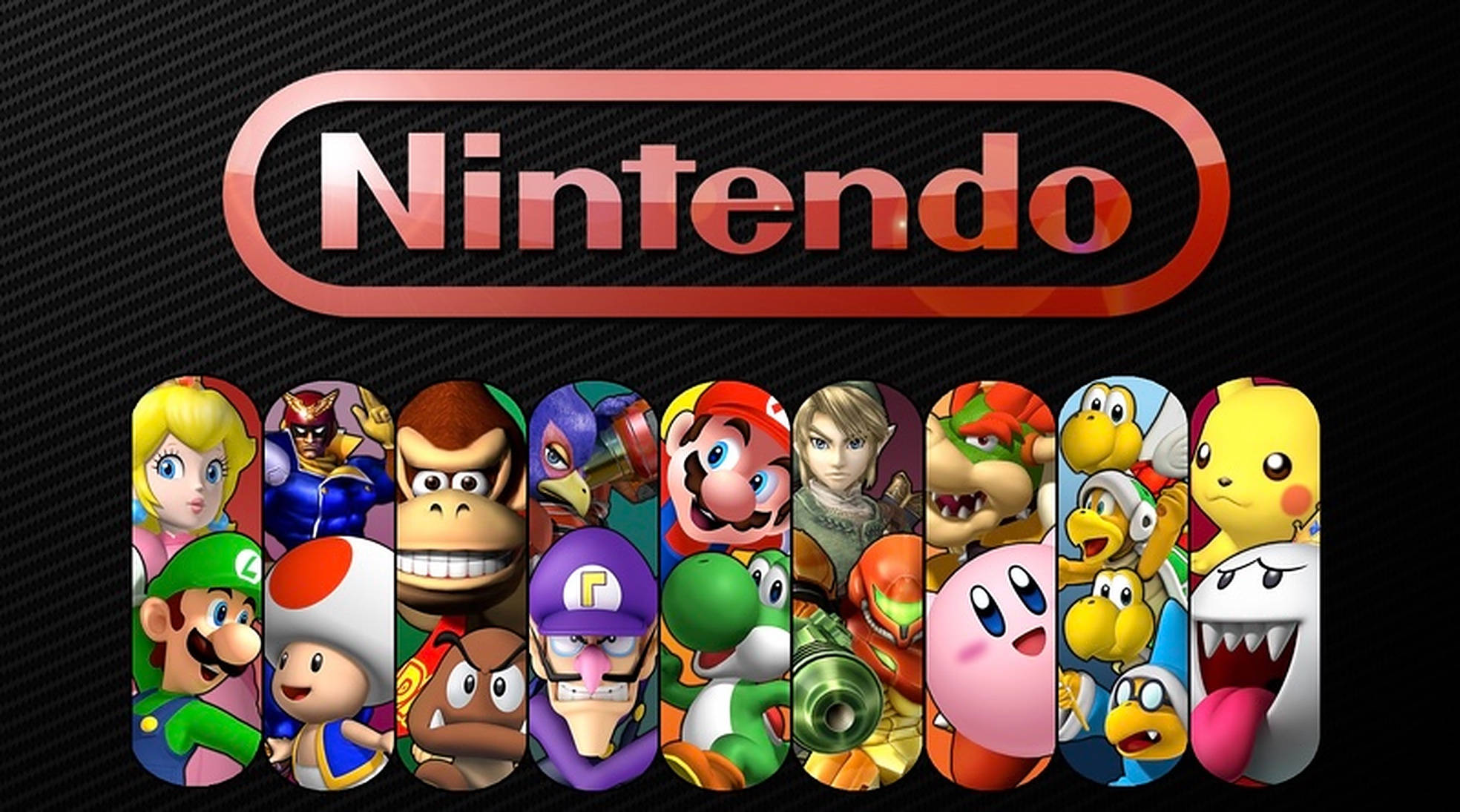 Download Nintendo Characters Logo Wallpaper