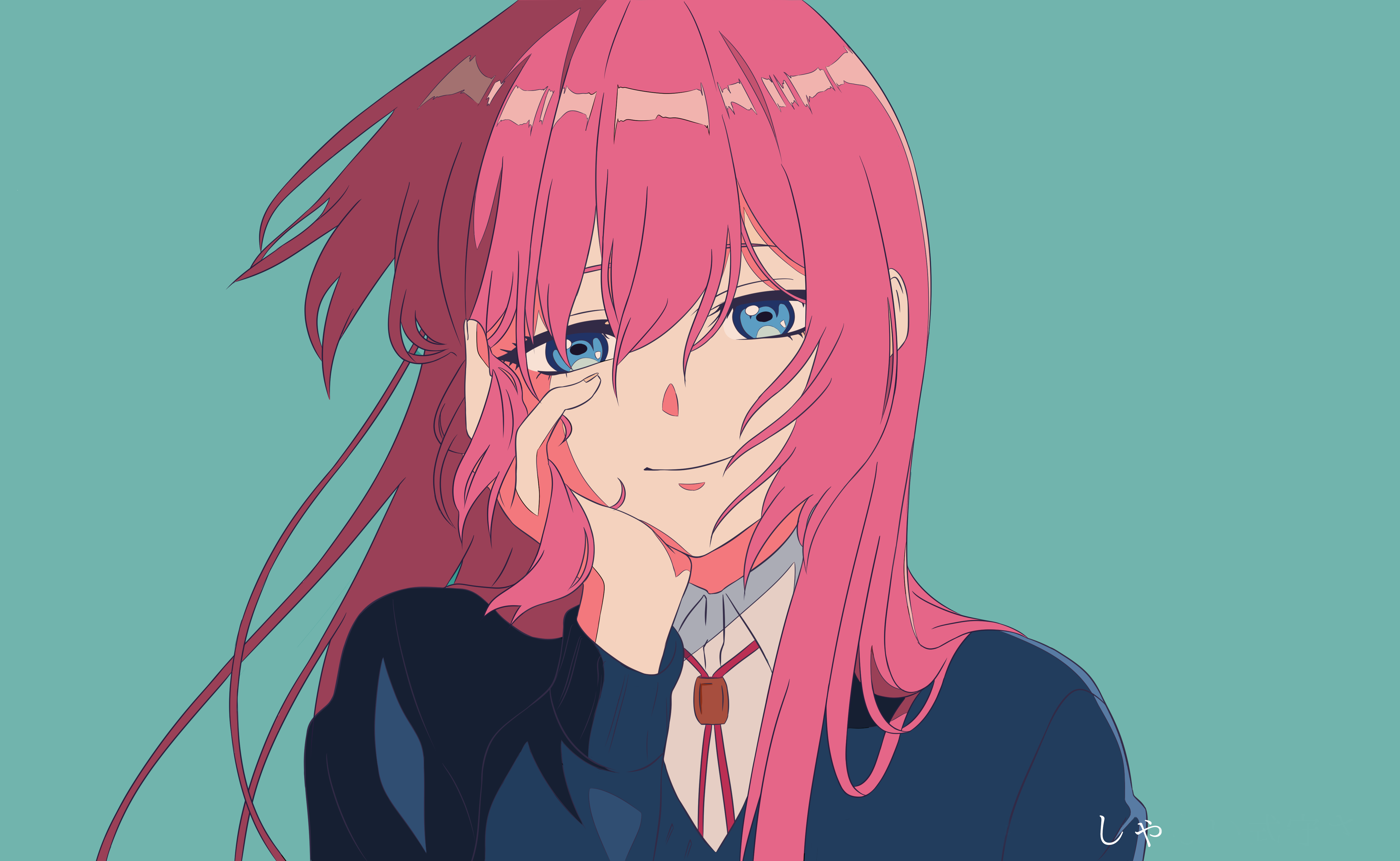 Download 640x1136 Micchon Shikimori, Pink Hair, Shikimori's Not Just A Cutie Wallpaper for iPhone 5, 5c, 5s