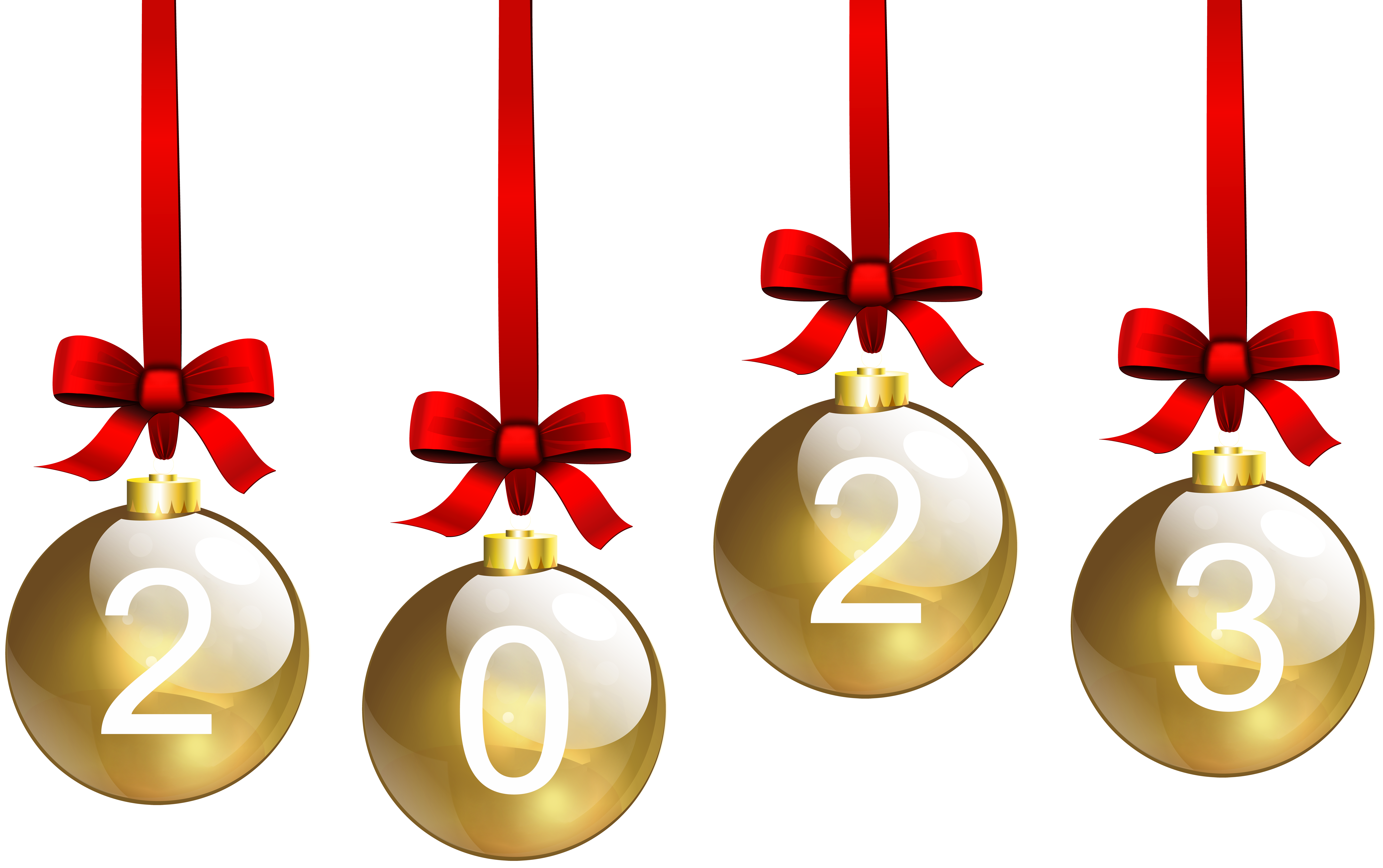 2023 Christmas Balls Transparent PNG Clipart​-Quality Free Image and Transparent PNG Clipart