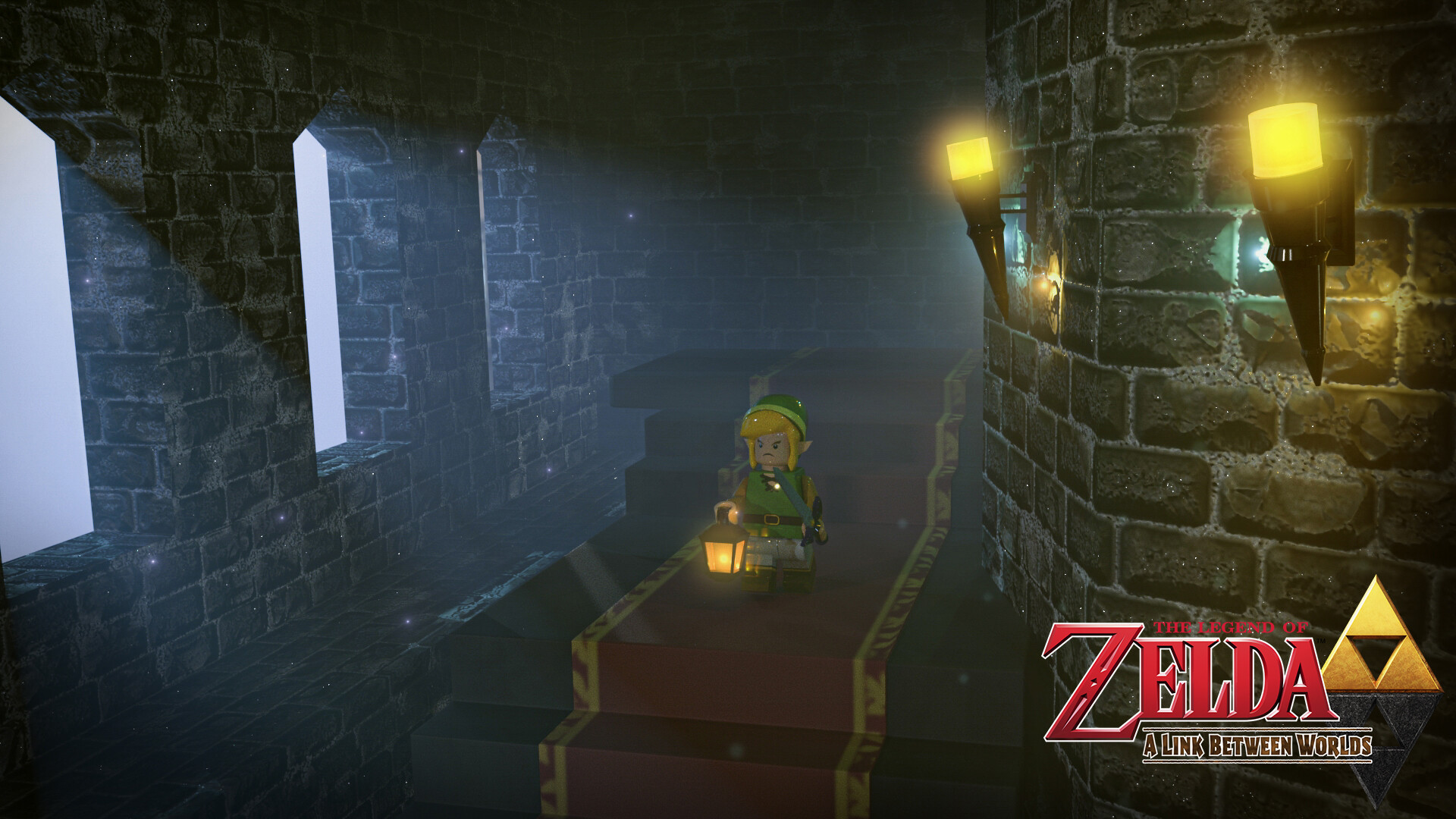 LEGO FanArt legend of Zelda: A Link between worlds