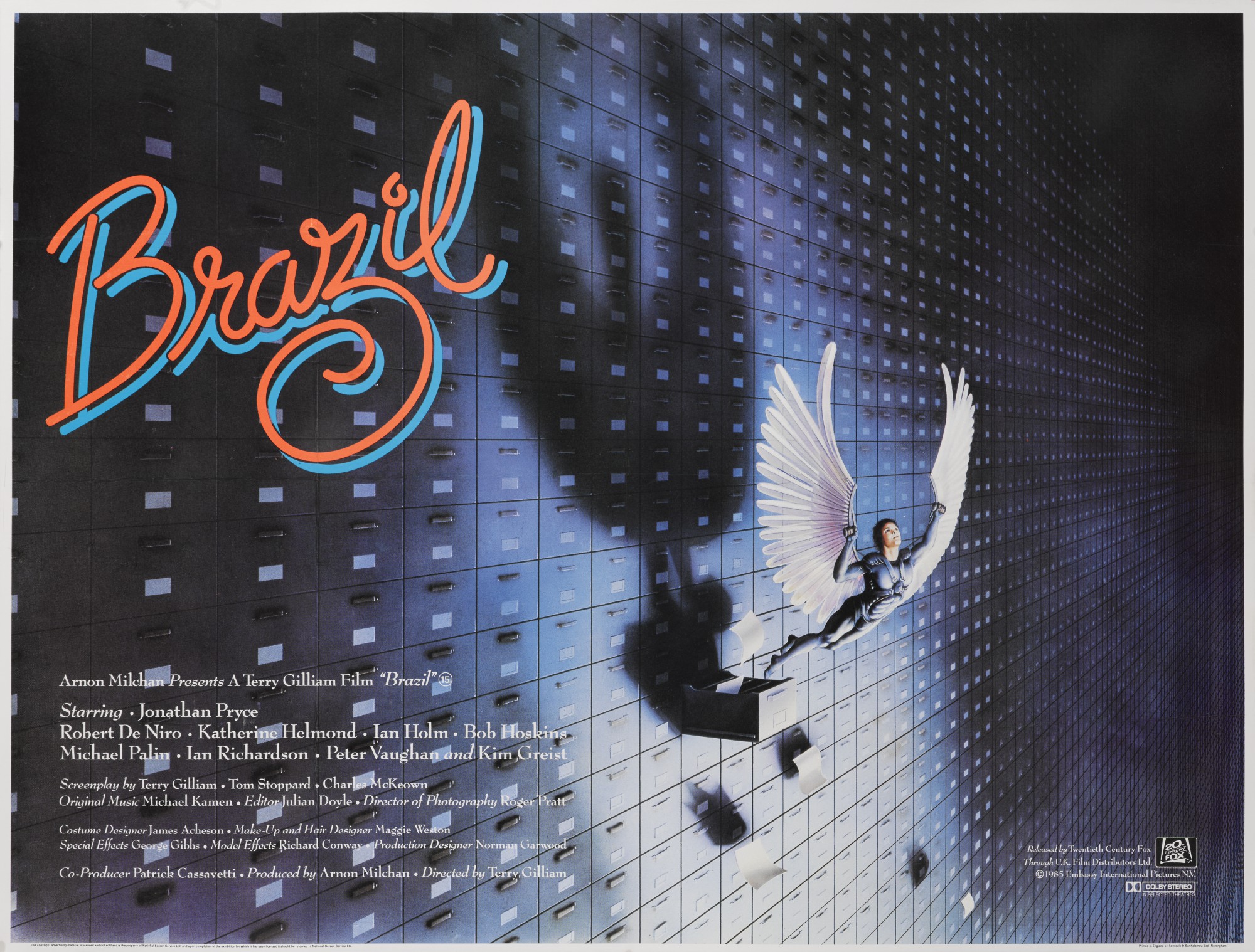 BRAZIL (1985) POSTER, BRITISH. Original Film Posters Online