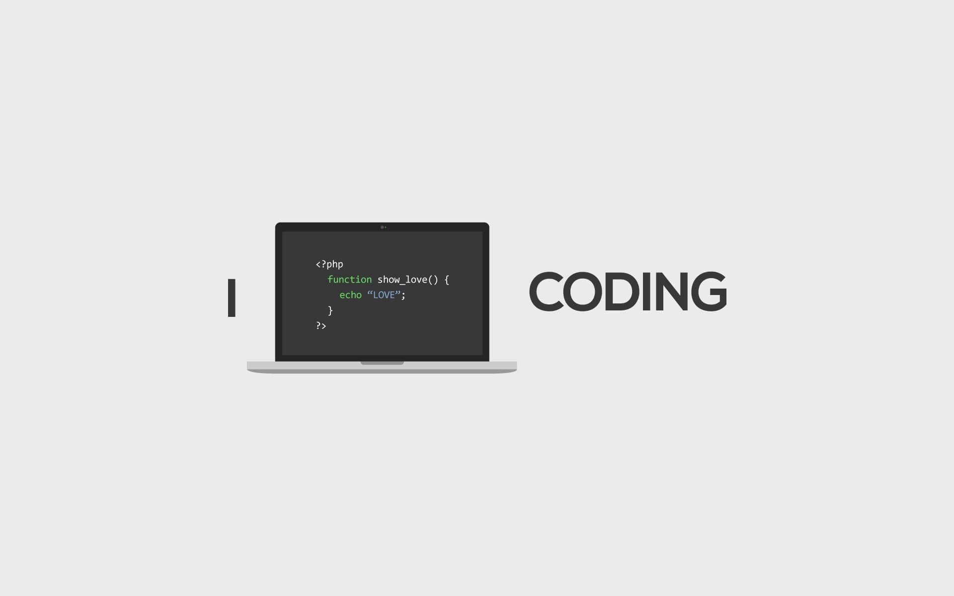 I Love PHP Coding. Coding, Code wallpaper, Text codes