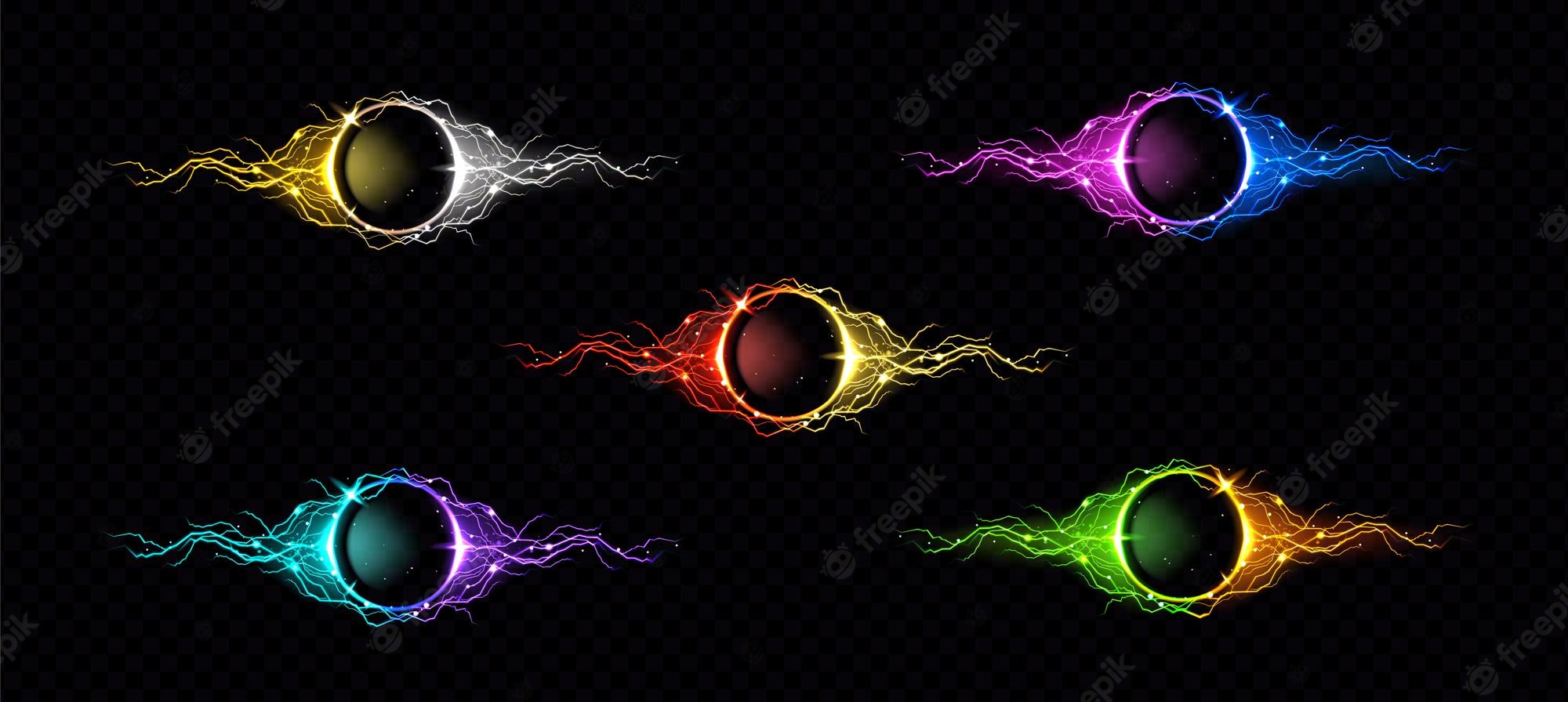 Neon lightning bolt Image. Free Vectors, & PSD